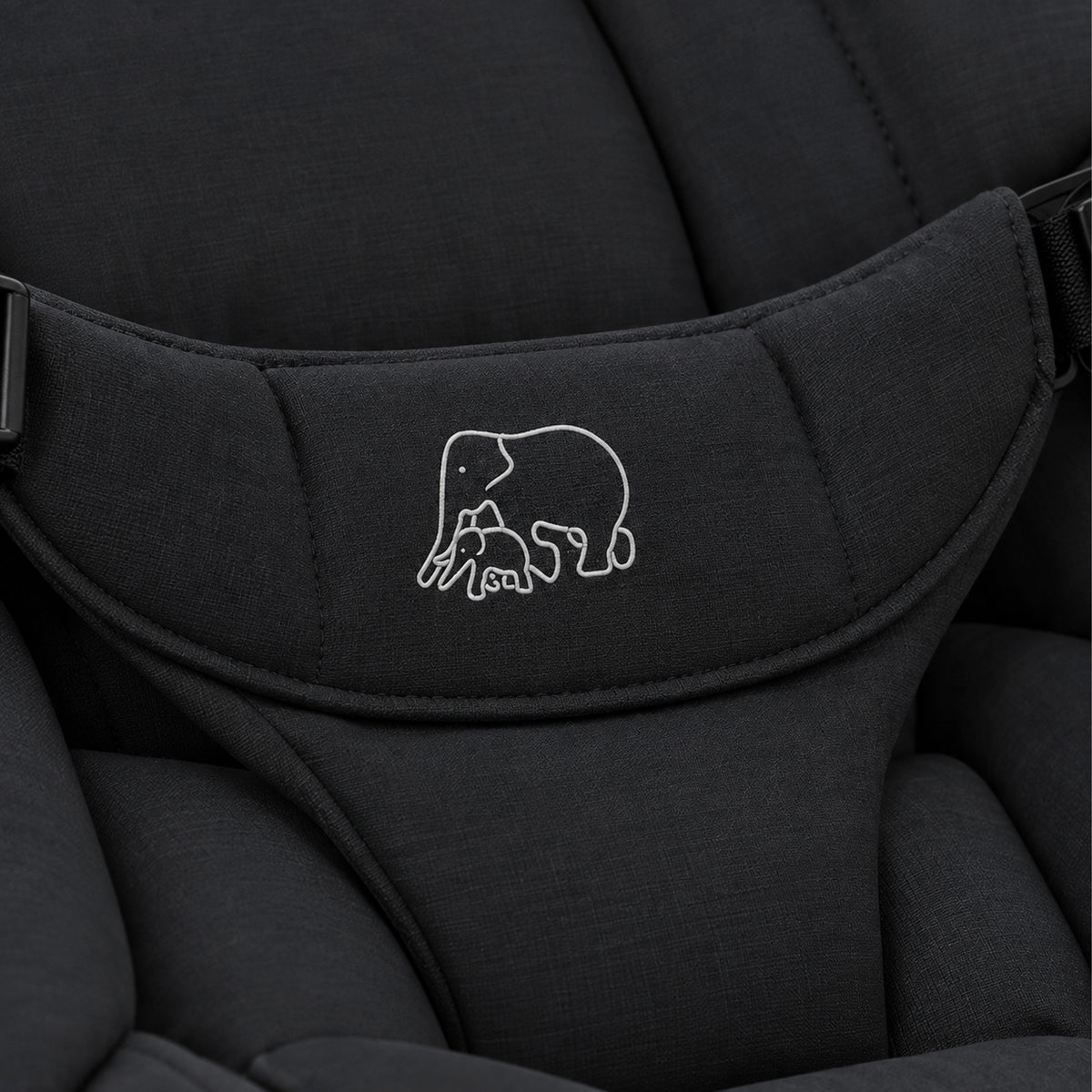 Deryan Rocker Luxe 2-in-1 Wipstoel - Zwart