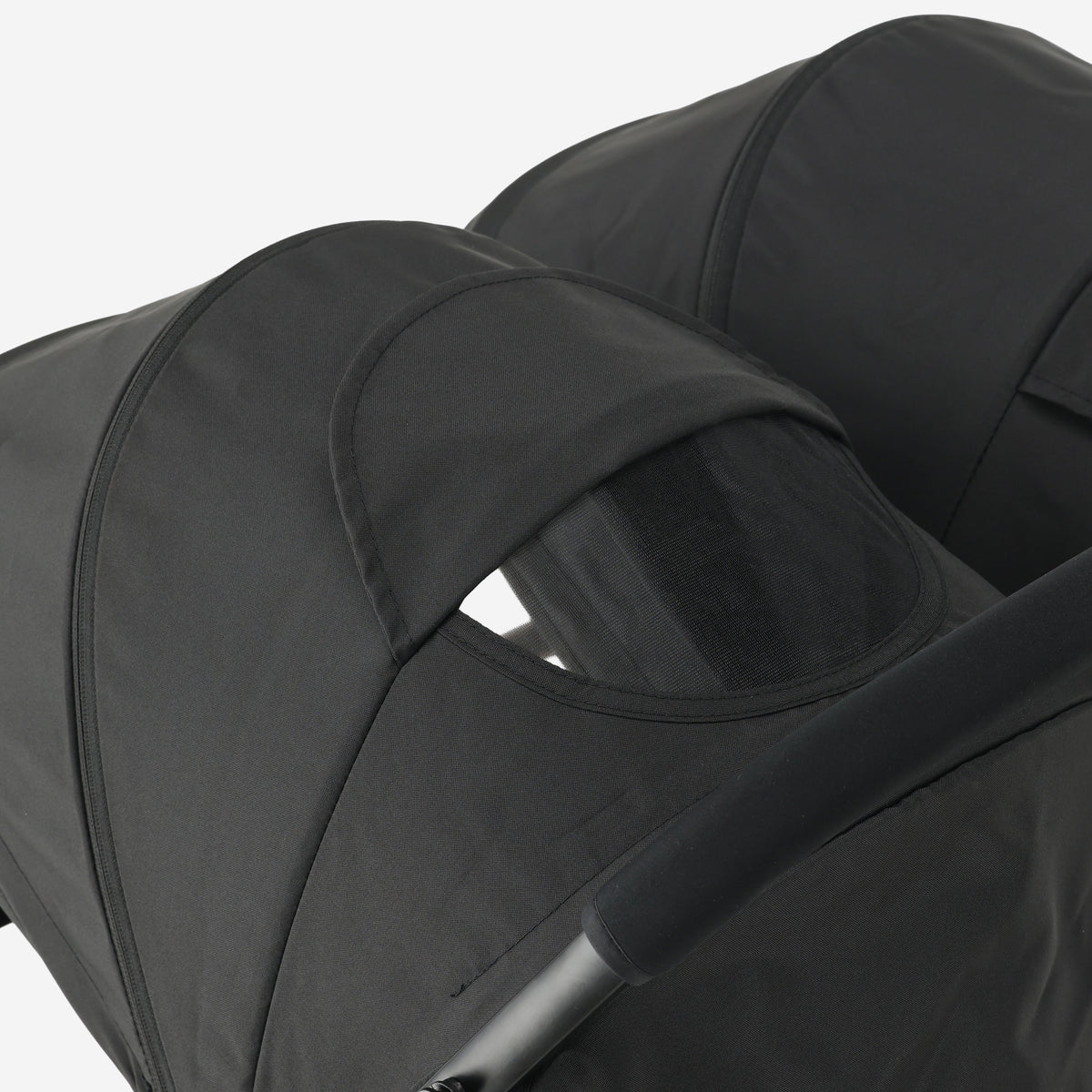 Deryan Luxury Rolo X2 Double Stroller - Duo Stroller - Black