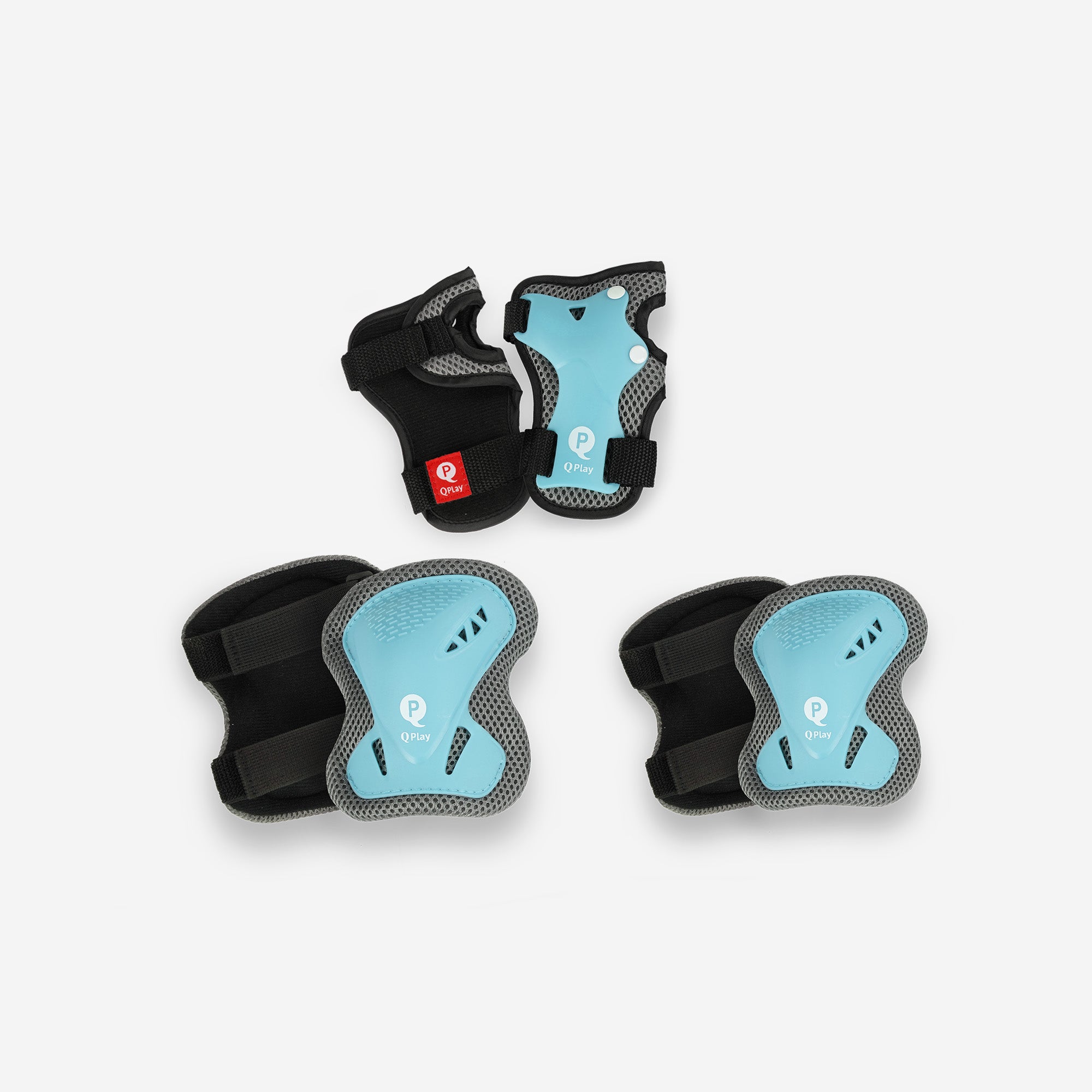 Qplay Pads - Beschermersset voor Kinderen - Maat S - Blauw