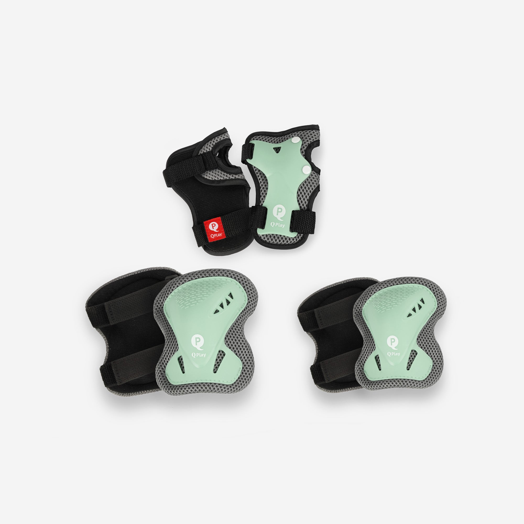 Qplay Pads - Beschermersset voor Kinderen - Maat S - Groen