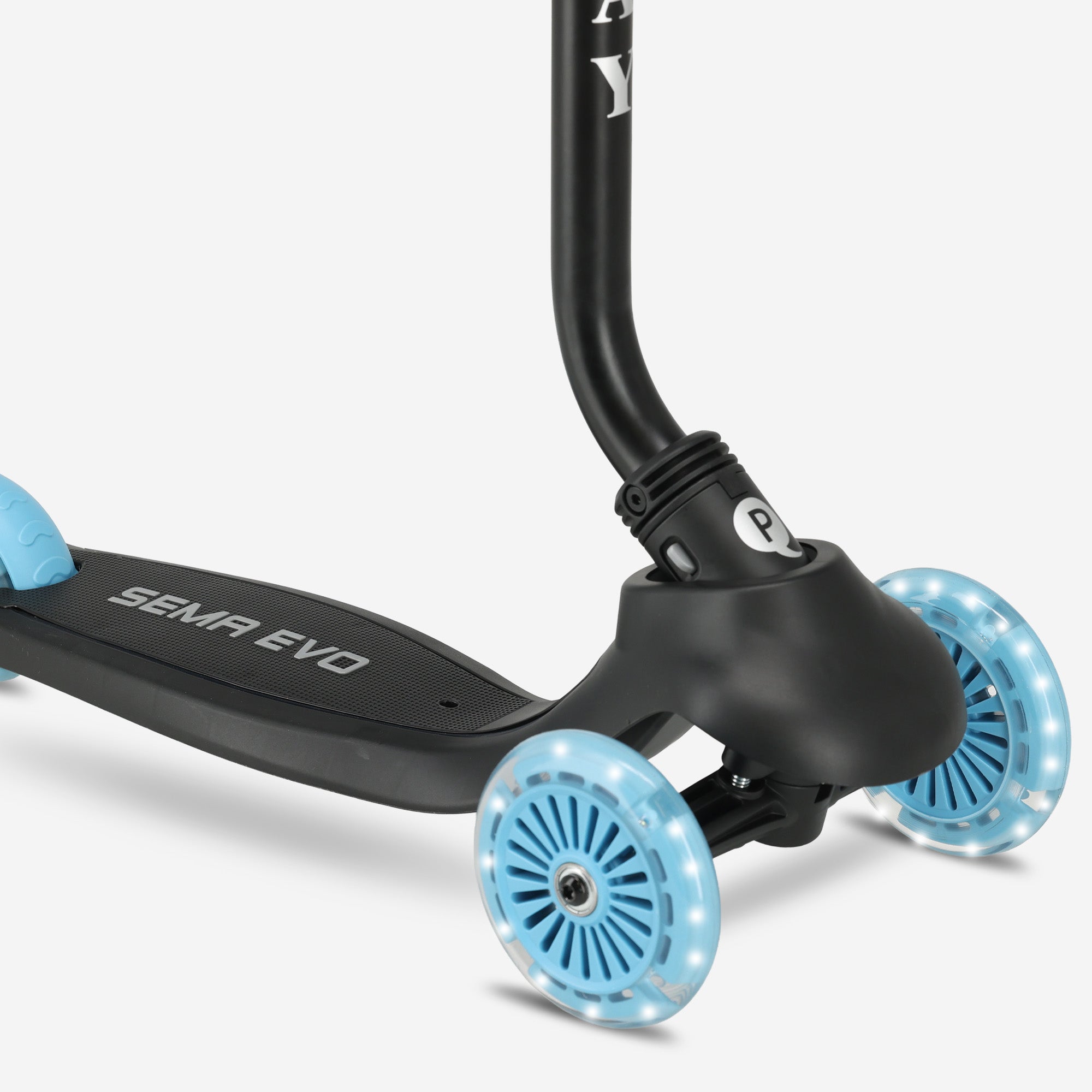 Qplay Sema Evo Kinderstep - 6-in-1 step - LED wielen - Blauw