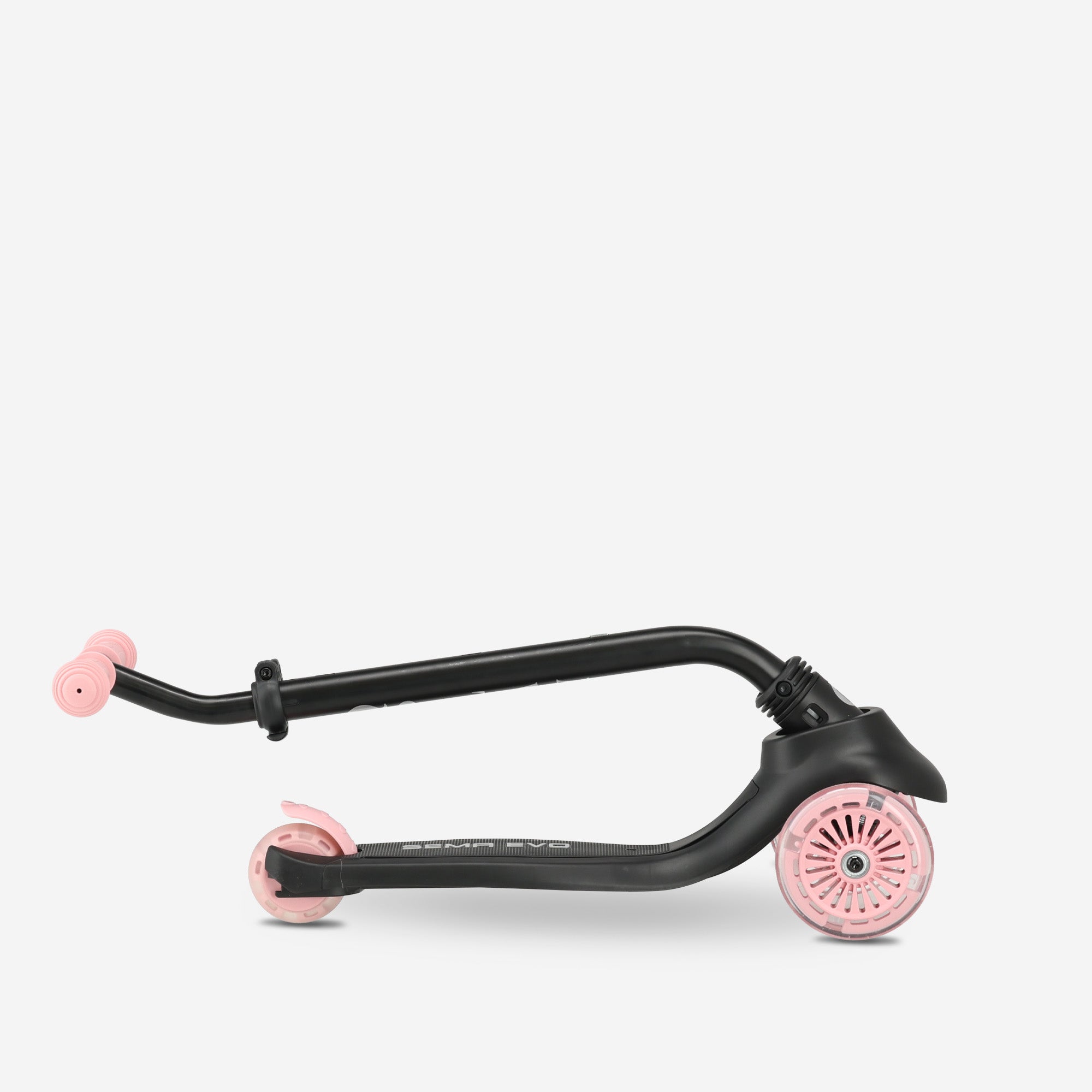 Qplay Sema Evo Kinderstep - 6-in-1 step - LED wielen - Roze