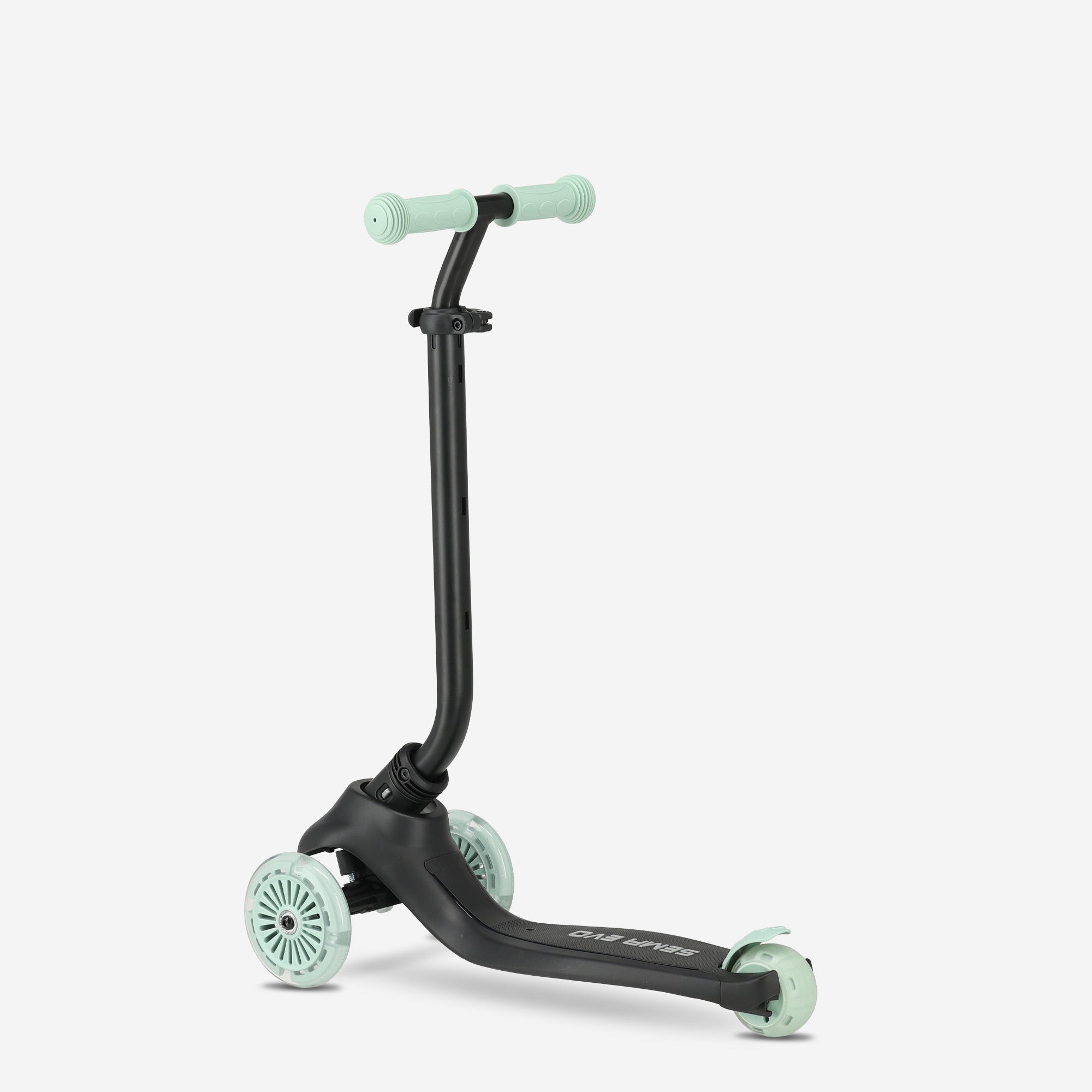 Qplay Sema Evo Kinderstep - 6-in-1 step - LED wielen - Mint Groen