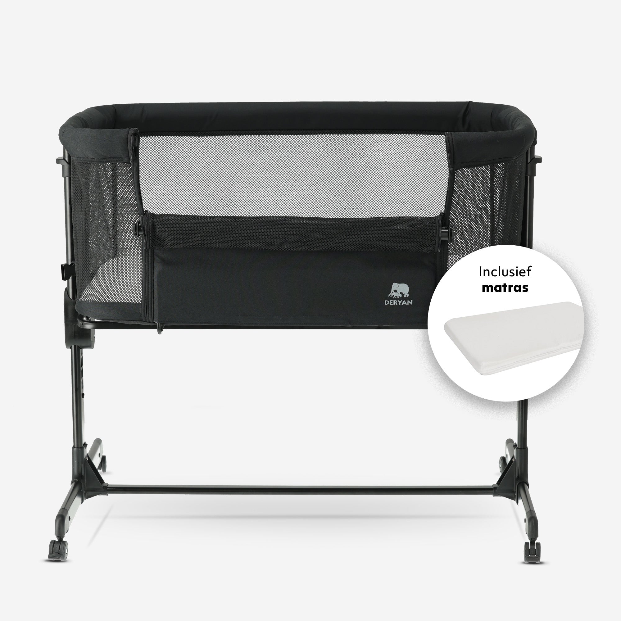 Co-Sleeper Snoozy Wieg - Zwart