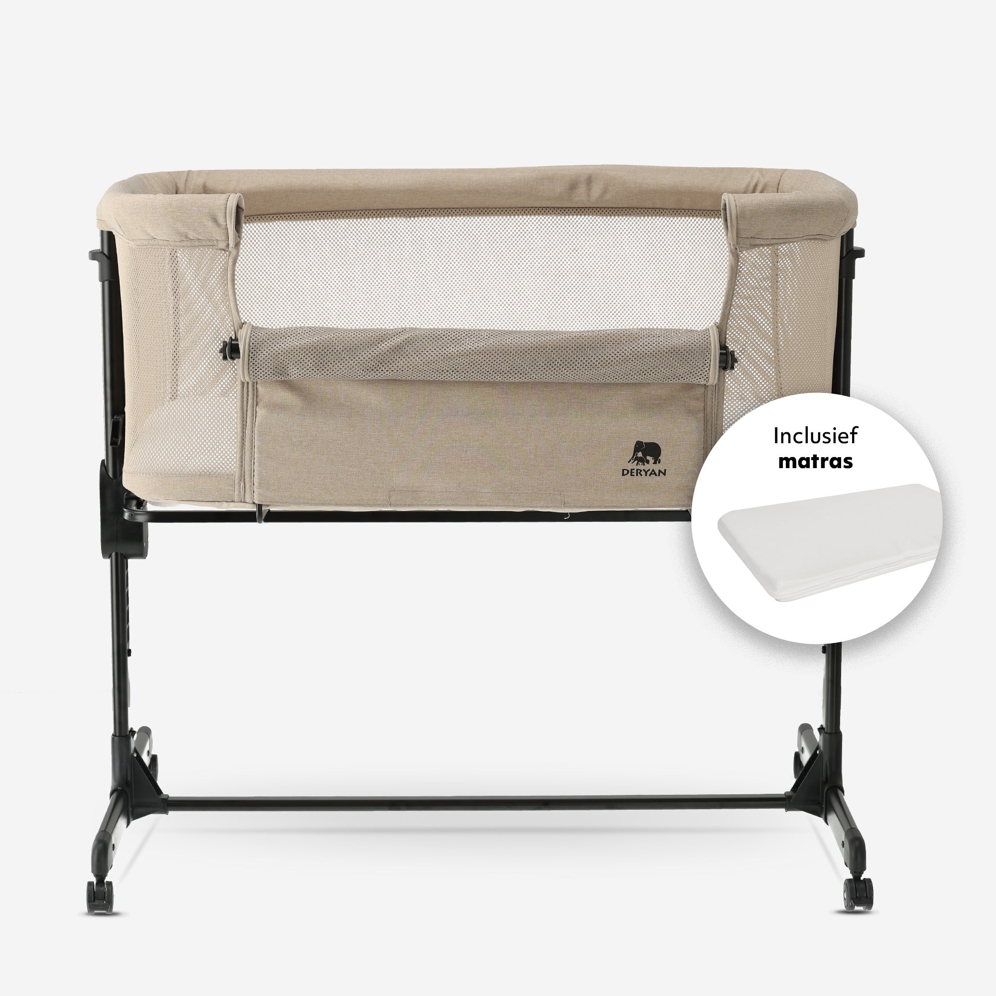 Co-Sleeper Snoozy Wieg - Sand Melange