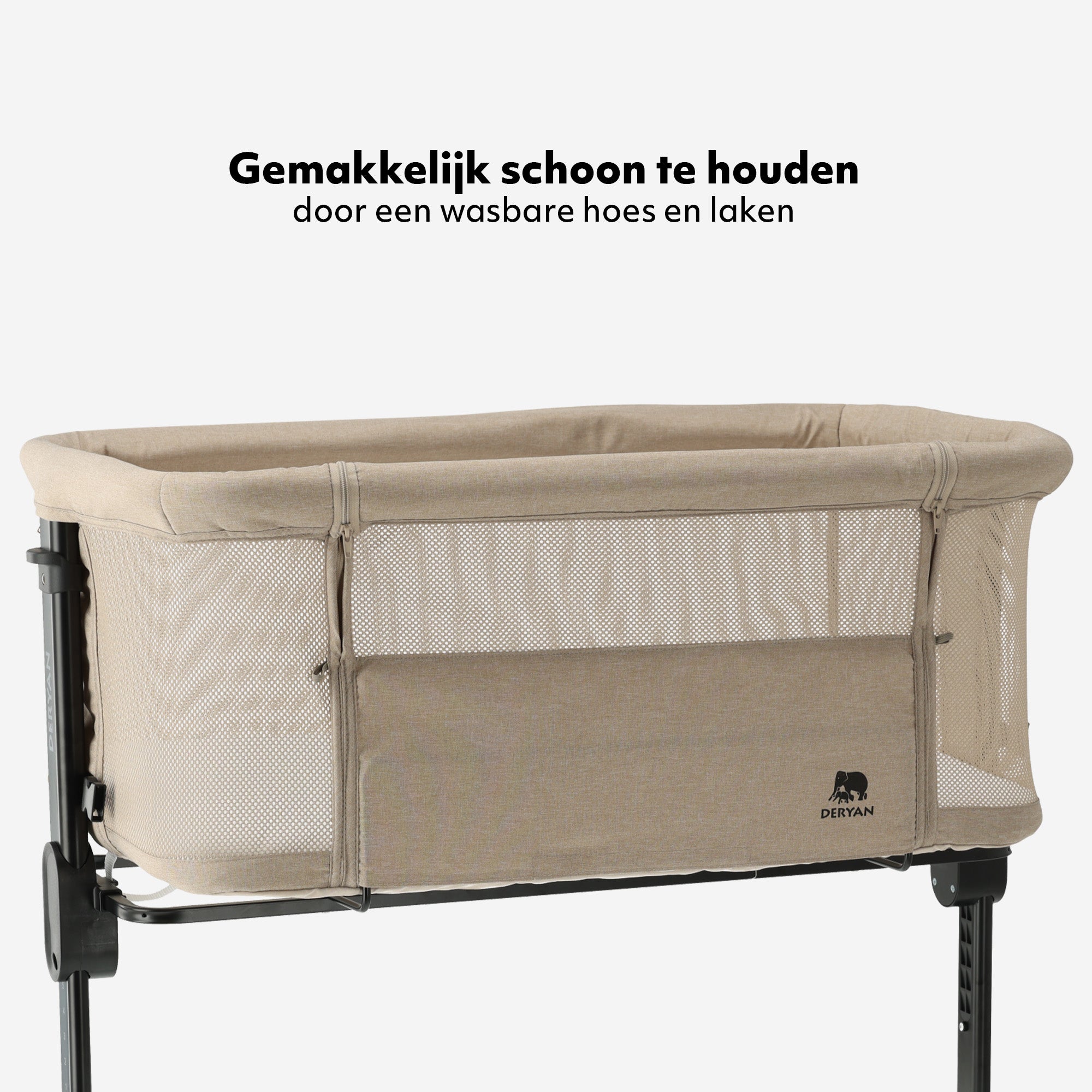 Co-Sleeper Snoozy Wieg - Sand Melange