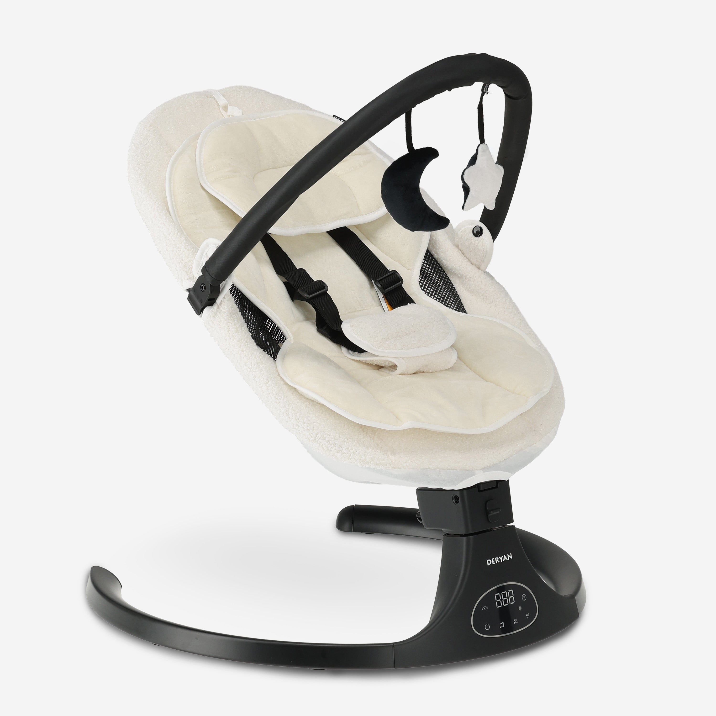 Teddy Elektrische Wipstoel - Baby Schommelstoel - Wit