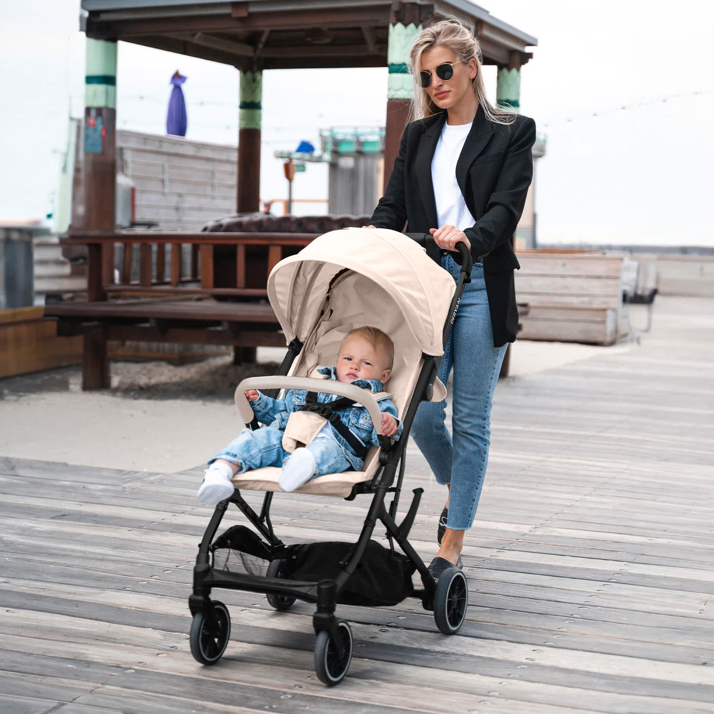 Deryan Rolo Easy Lichtgewicht Buggy - Taupe