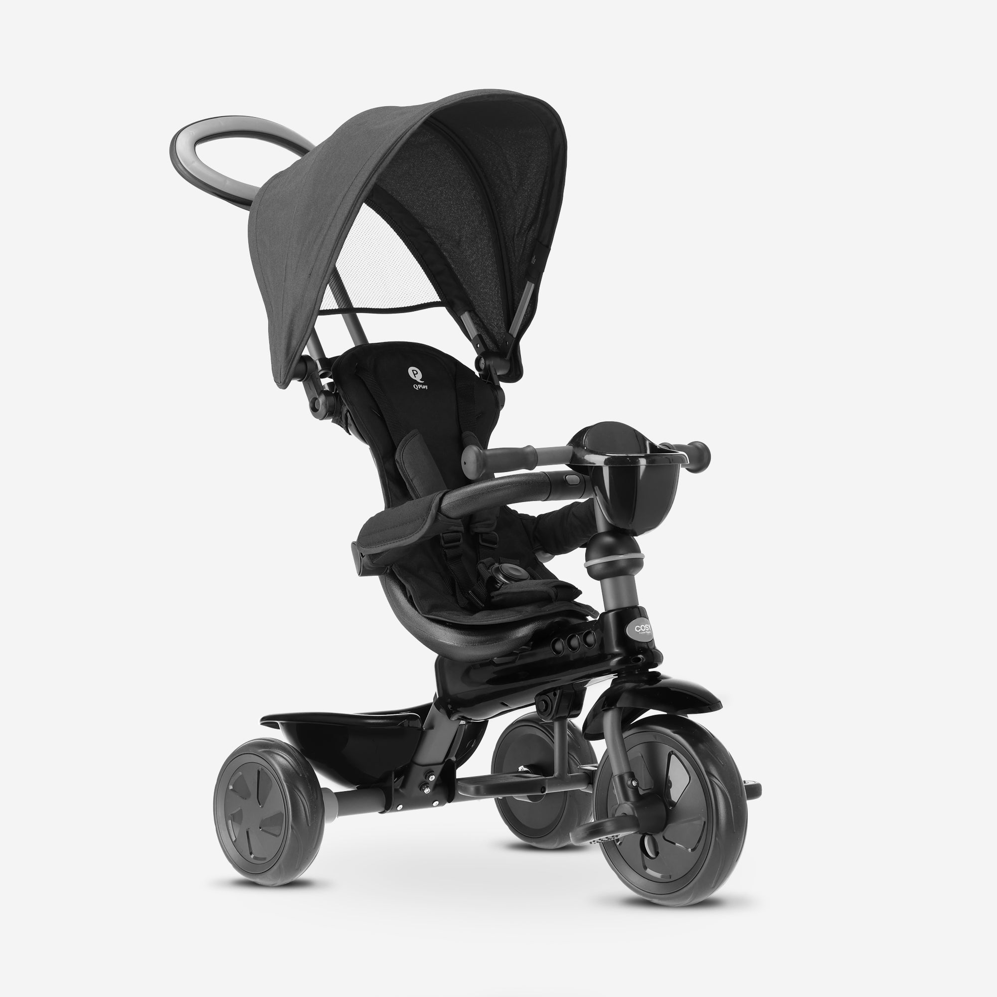 QPlay 4-in-1 Tricycle Noir