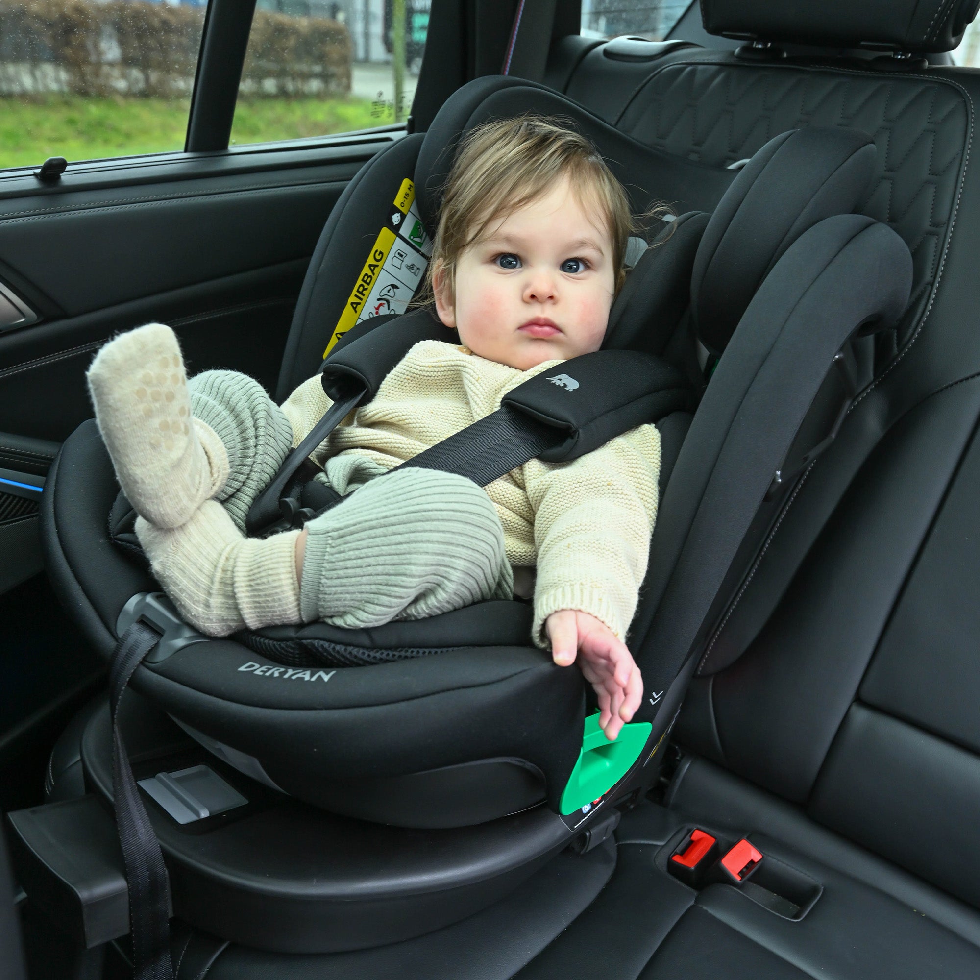 Chase Luxe i-Size Autostoel - 0-36kg - Isofix steunpoot - 360 draaibaar - Nougat