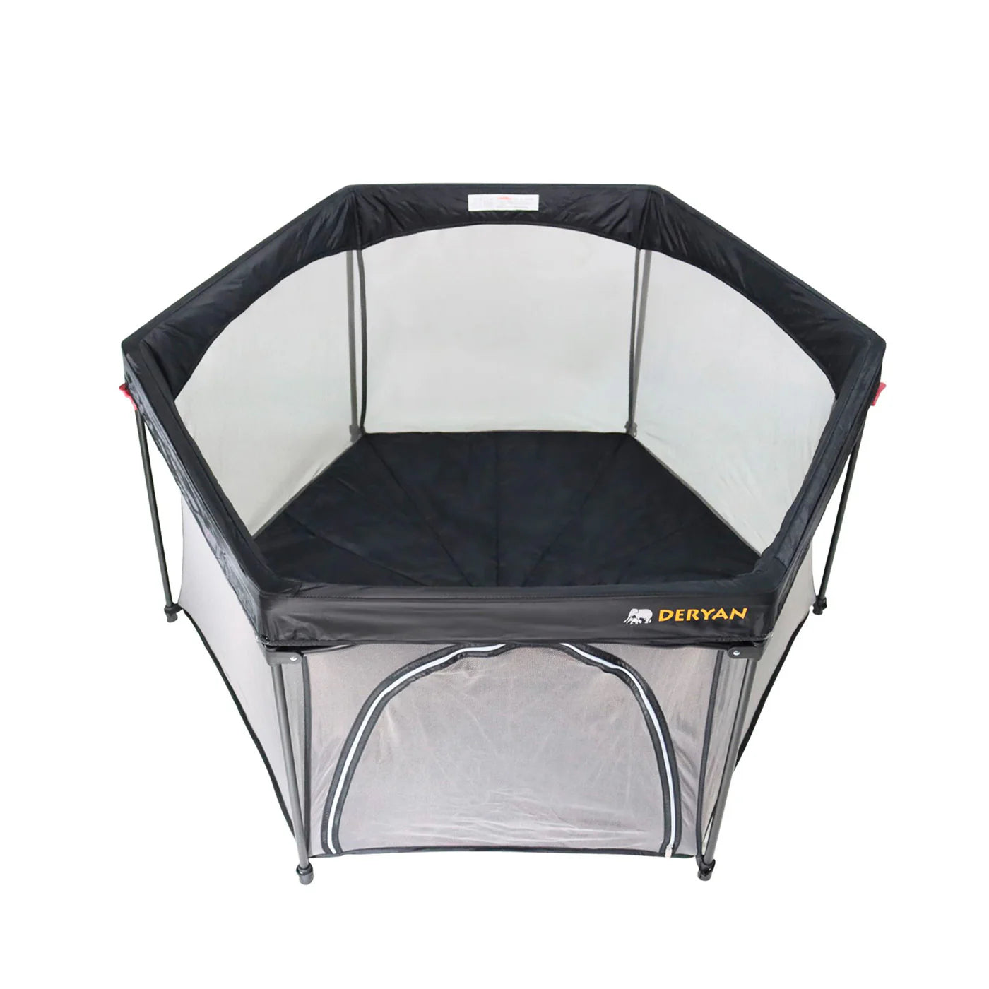 Deryan Parc pour enfants portable - Noir - Sommier fixe - Coffre de voyage - lit de camping