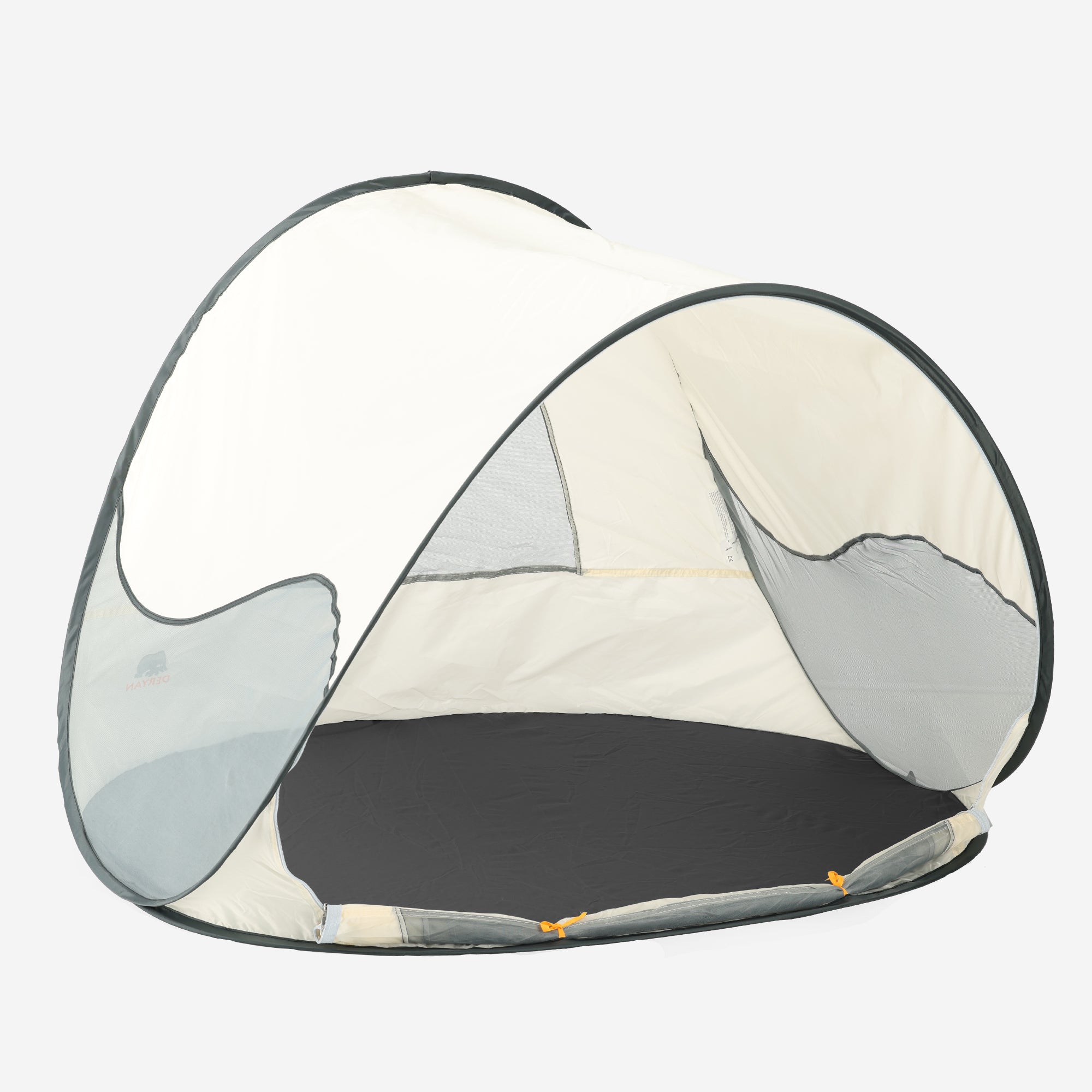 Deryan Luxe Pop Up Strandtent - Anti-UV 50+ - Cream