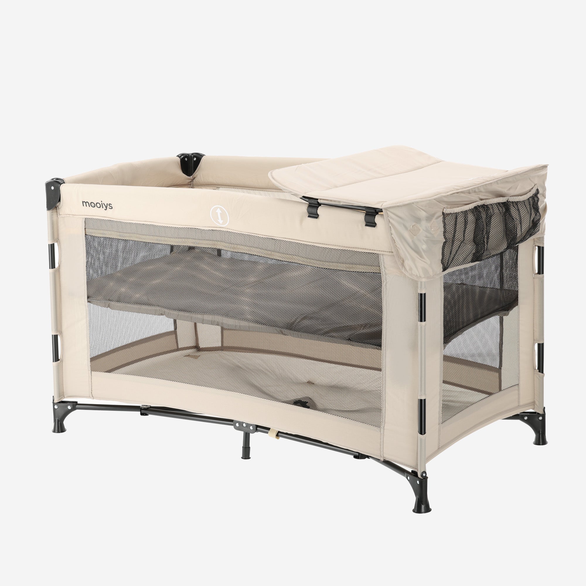 Mooiys Campingbedje - 120x60cm - Cream