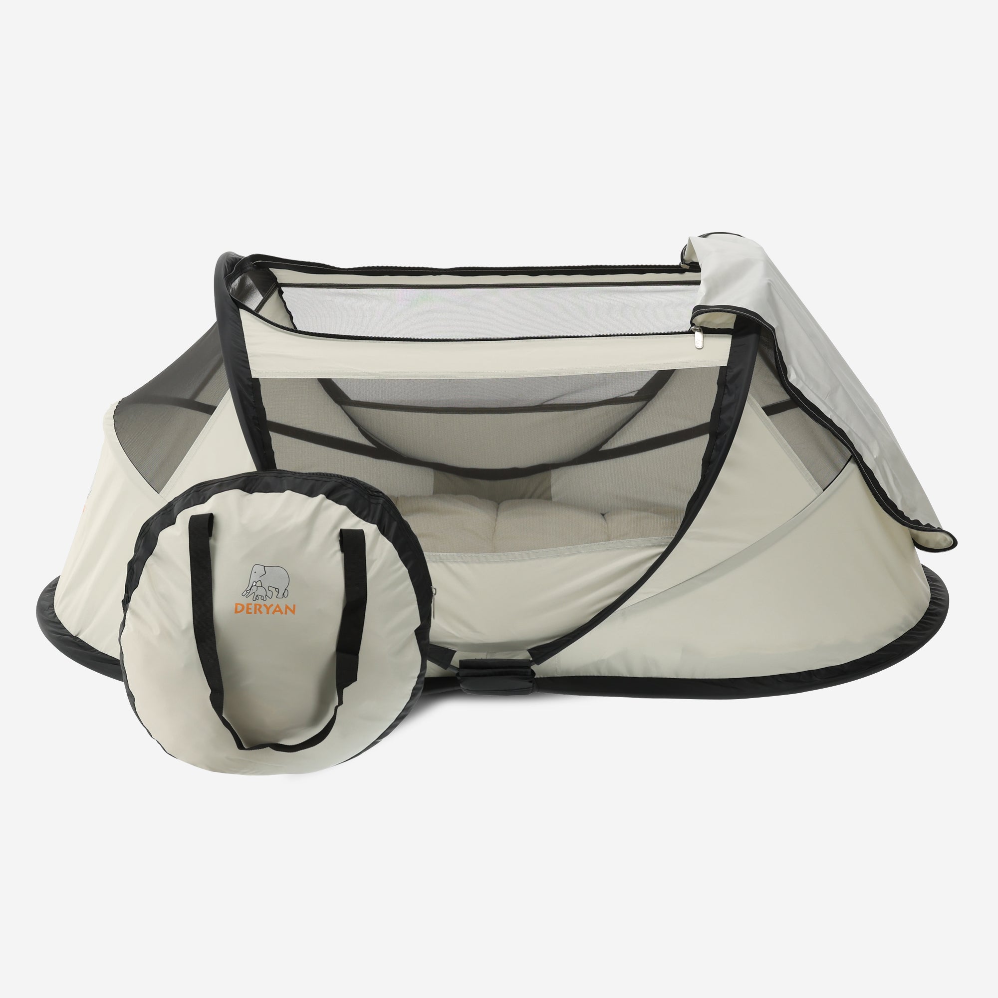 BabyBox baby tentje Campingbedje + matras - Ivory