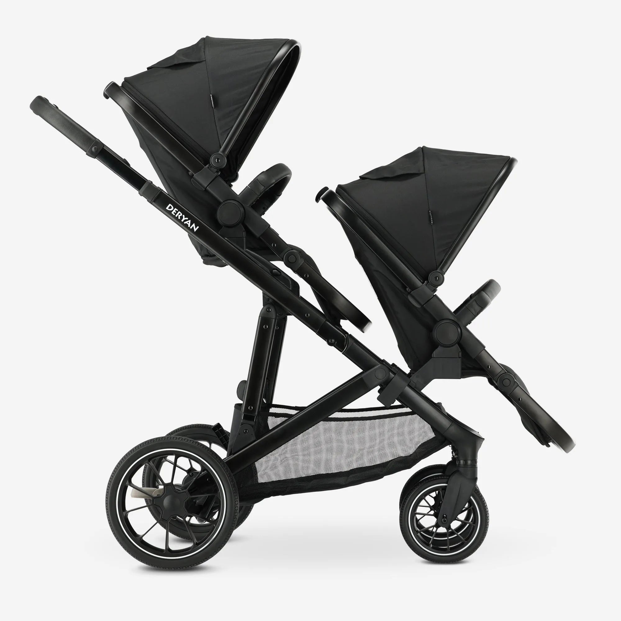 Deryan Evy V2 Stroller - Duo Stroller Black