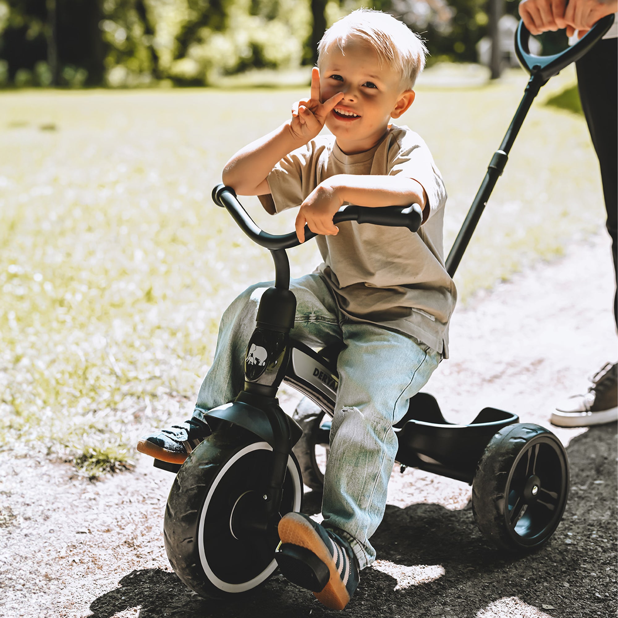 Deryan Tricycle with push bar