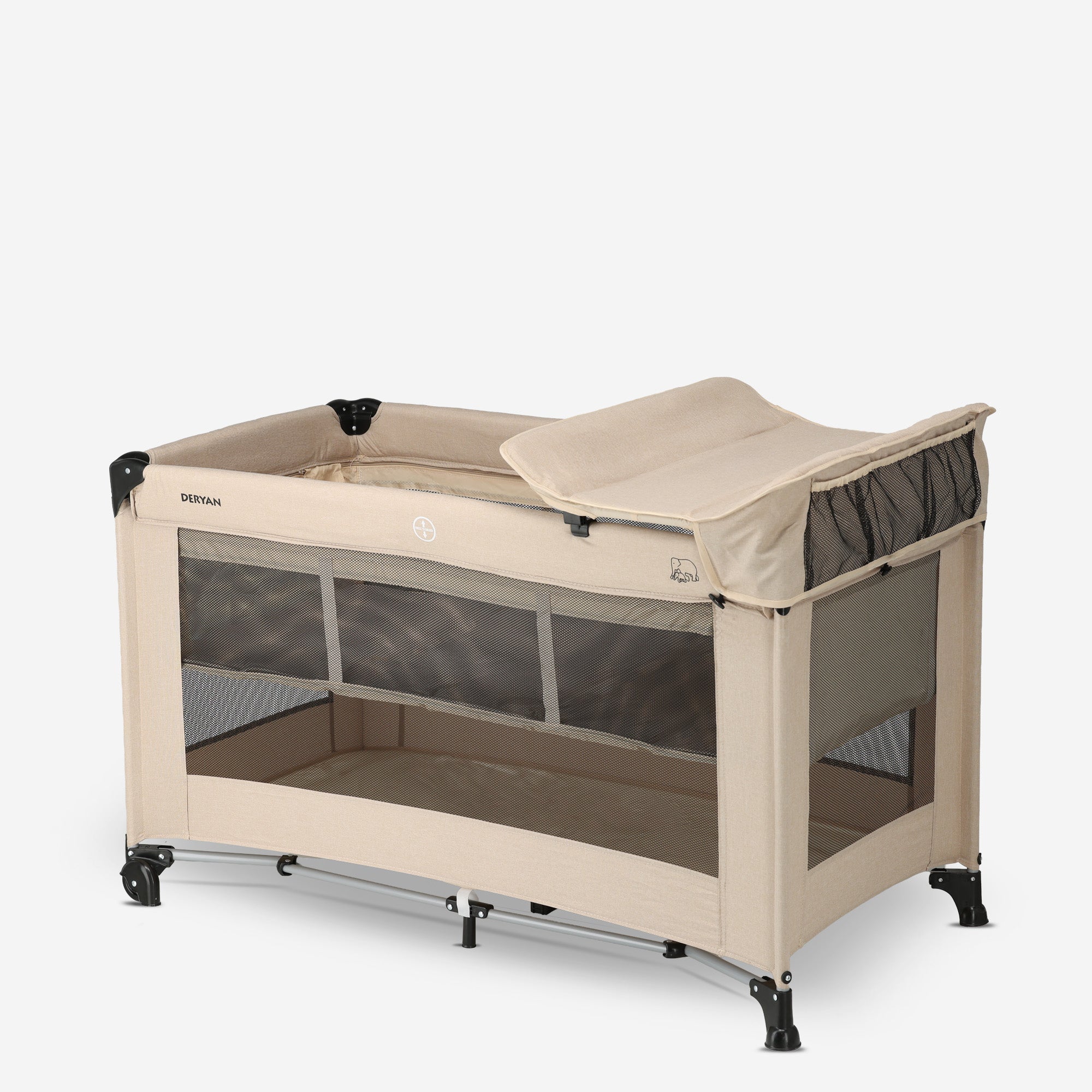 Deryan Luxe Campingbed Cream