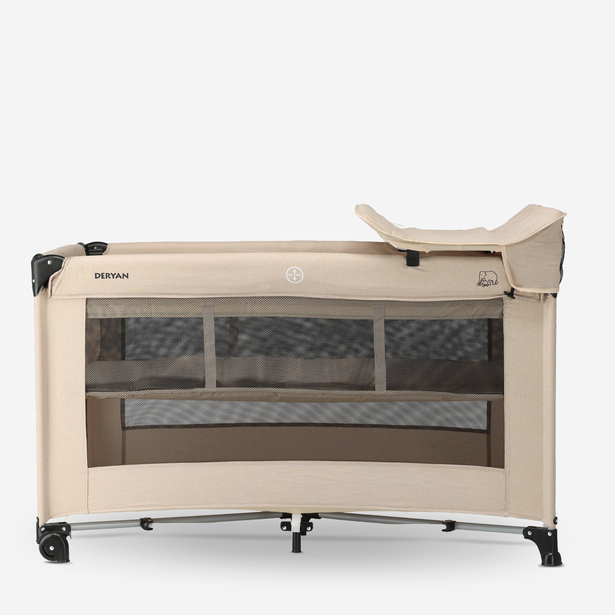 Deryan Luxe Campingbed Cream