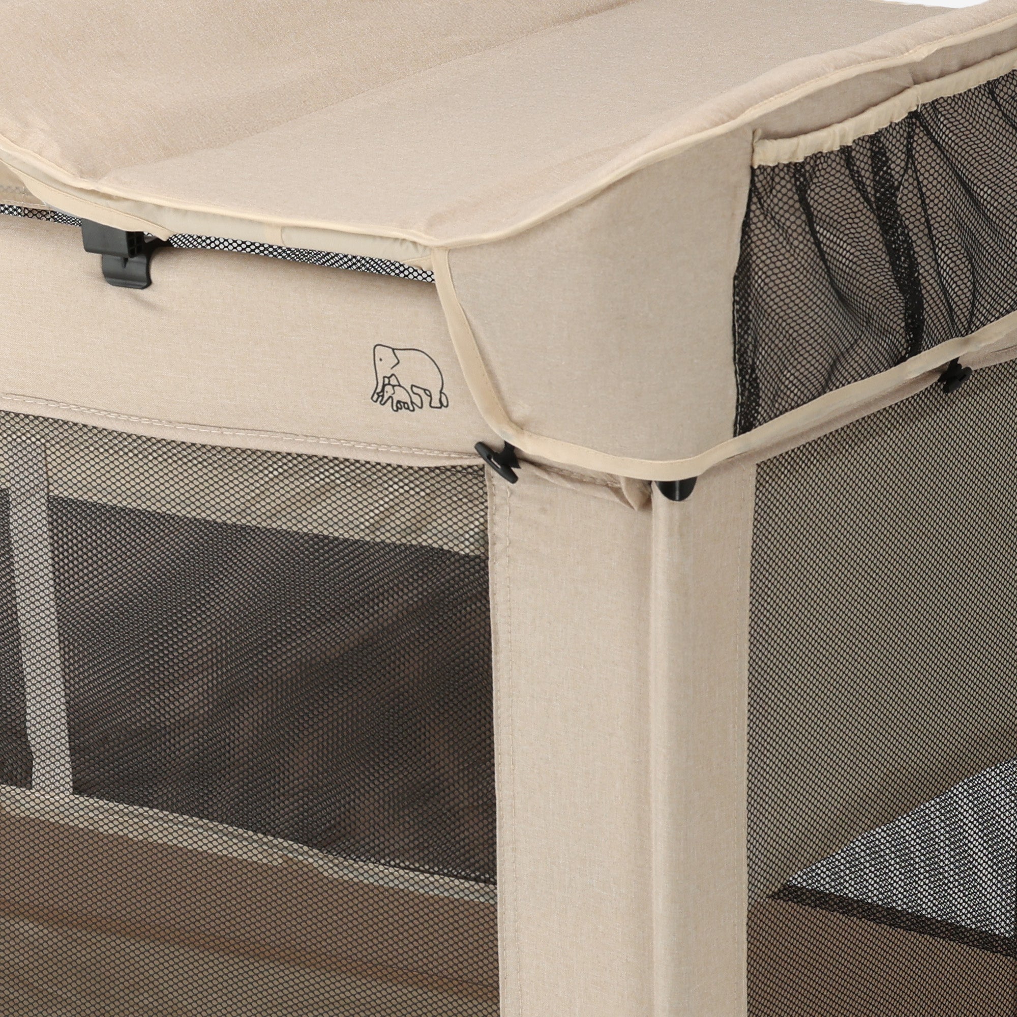 Deryan Luxe Campingbed Cream