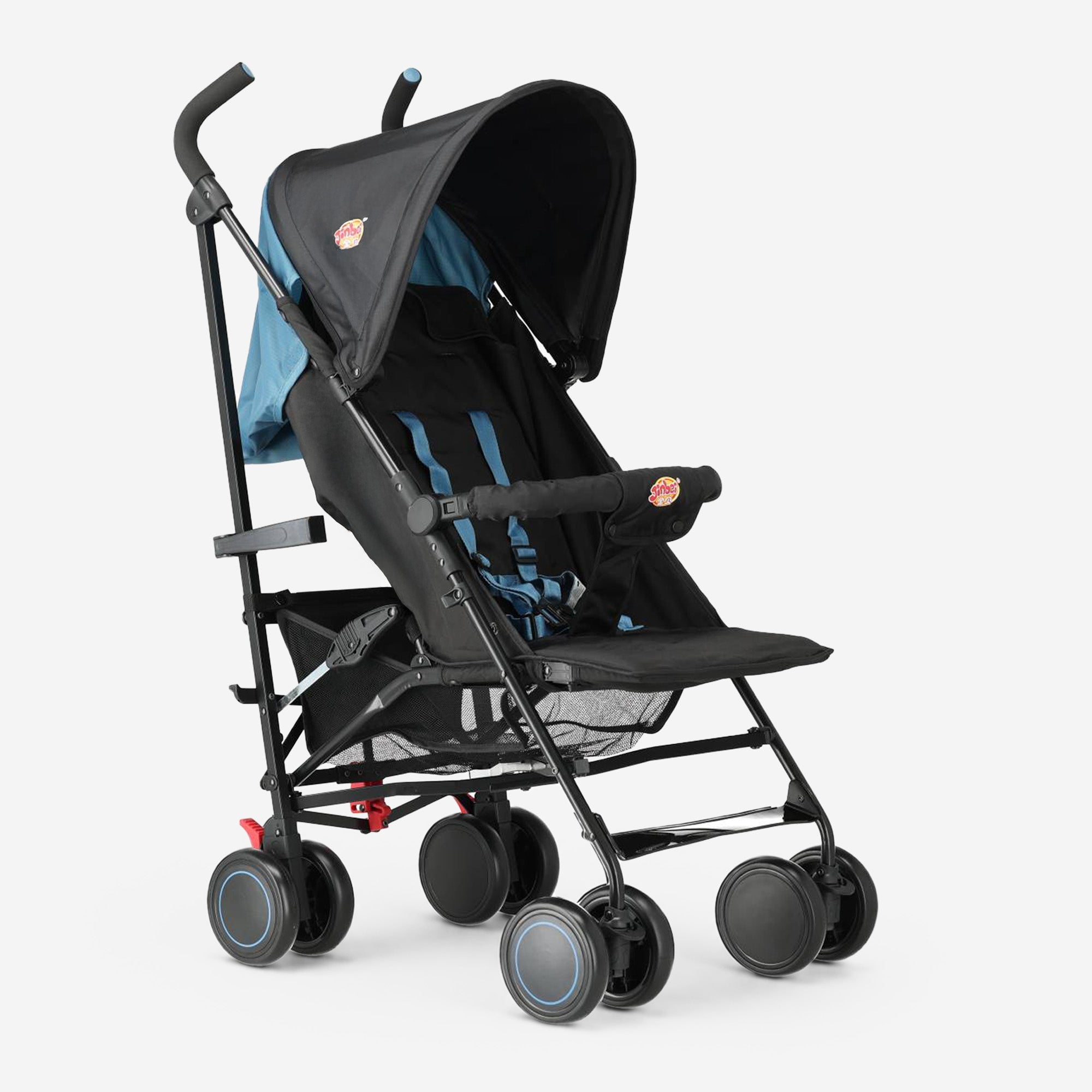 Paraplu Buggy - Verstelbare Buggy - Tot 15 kg - Zwart/Blauw