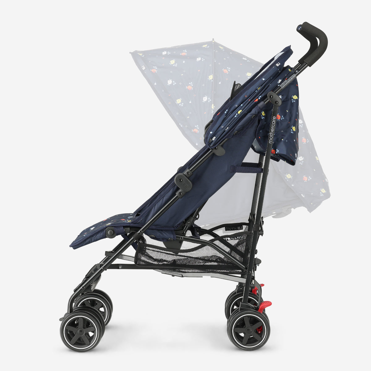 Paraplu Buggy - Verstelbare Buggy - Tot 15 kg - Inclusief regenhoes - Multi Blauw