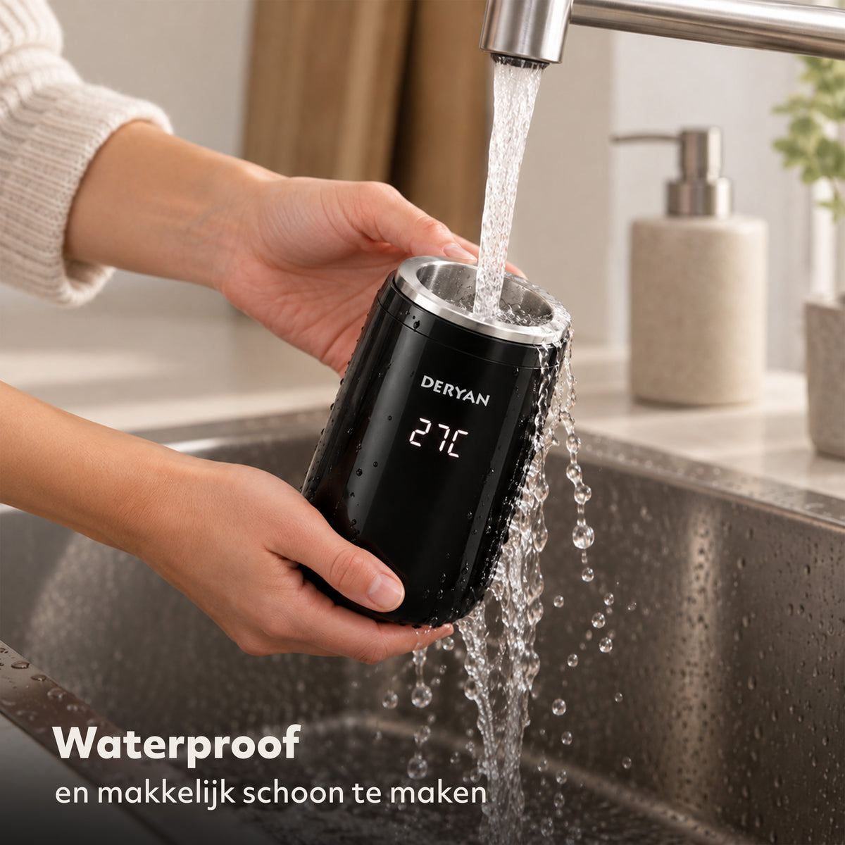 Bottle-In Flessenwarmer - Zwart