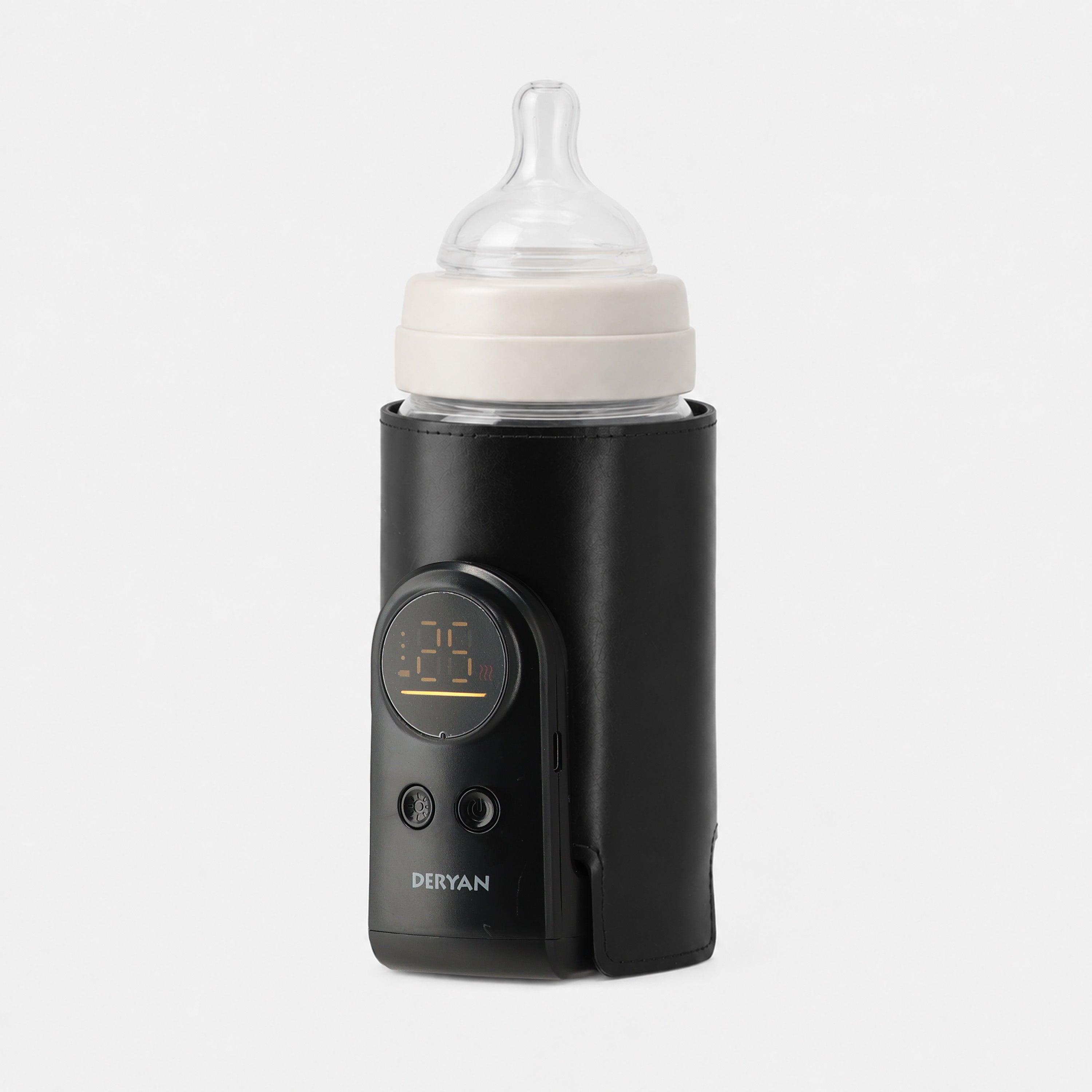 Draagbare Sleeve Flessenwarmer - Zwart