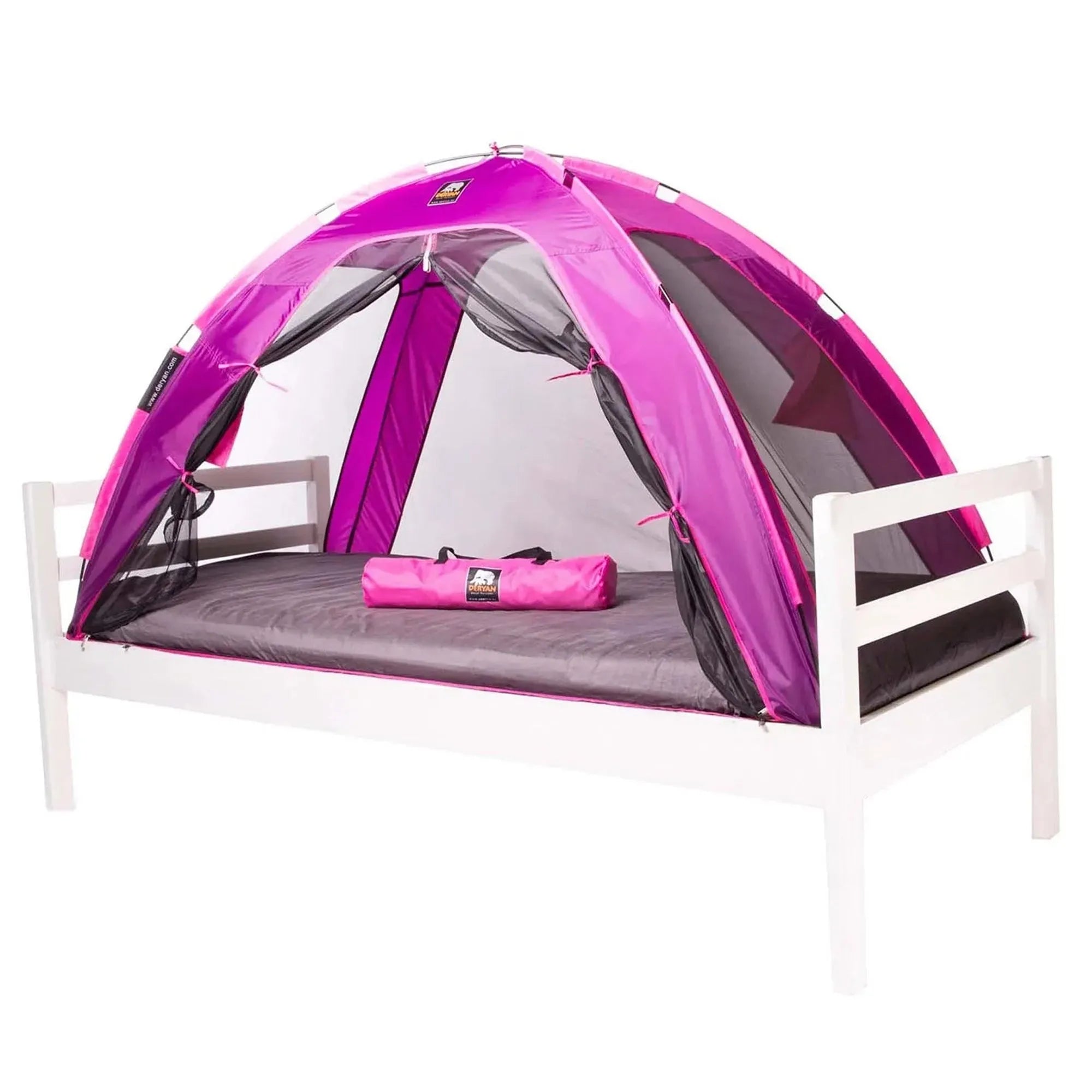 Bedtent Klamboe Paars - 200x90cm - Hoogste kwaliteit Muggennet