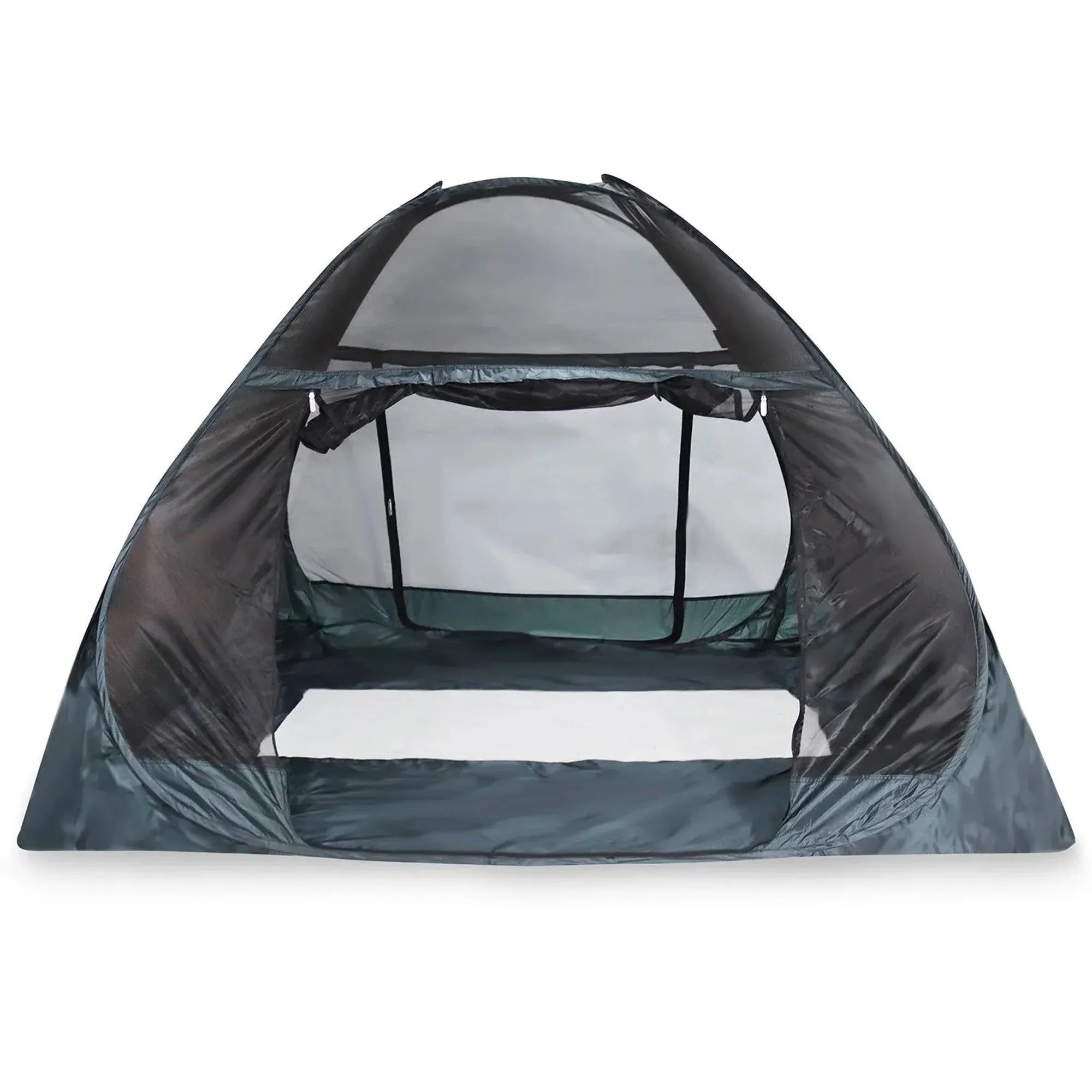 DERYAN Bedtent Pop Up klamboe Zwart- 200x180cm