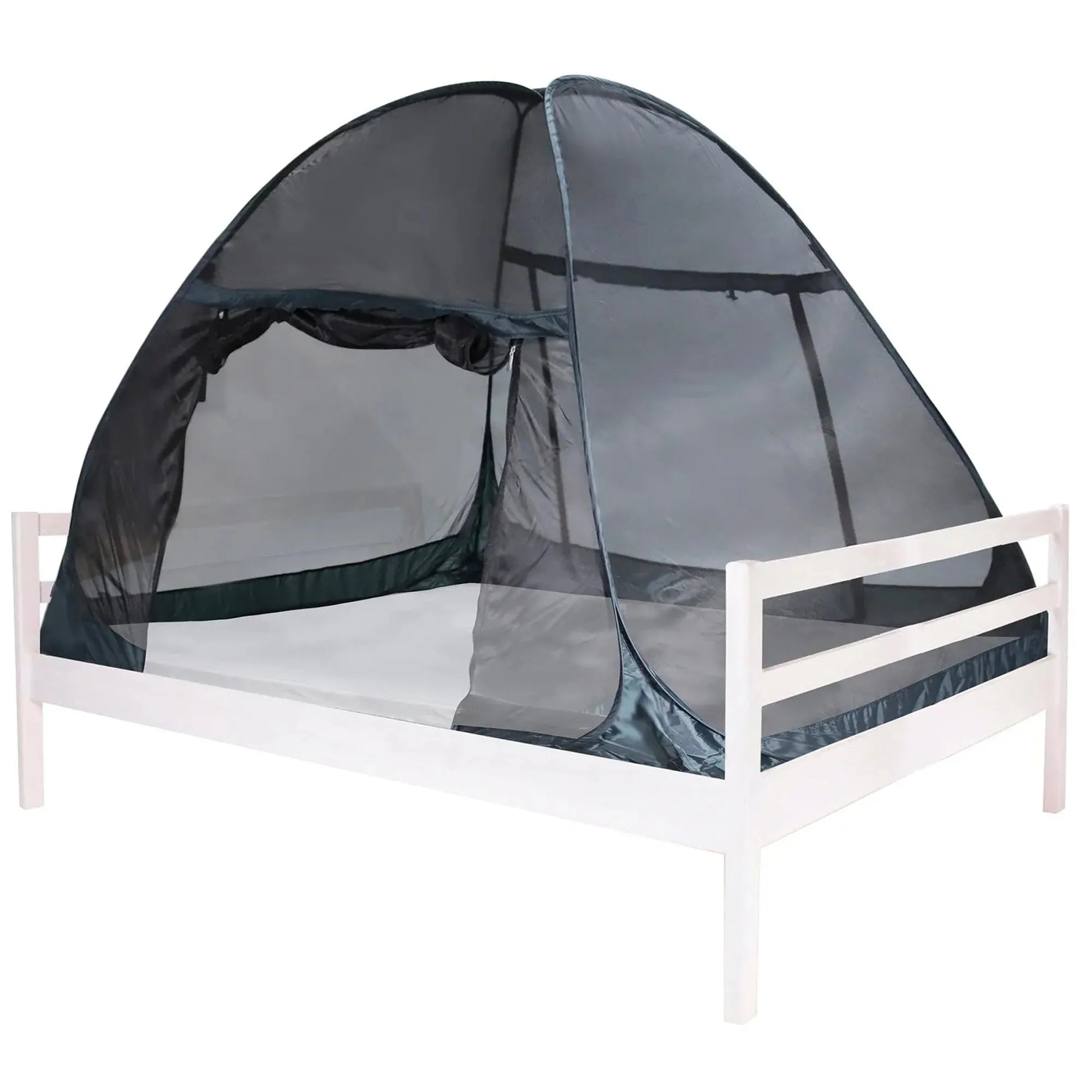 DERYAN Bedtent Pop Up klamboe Zwart- 200x180cm