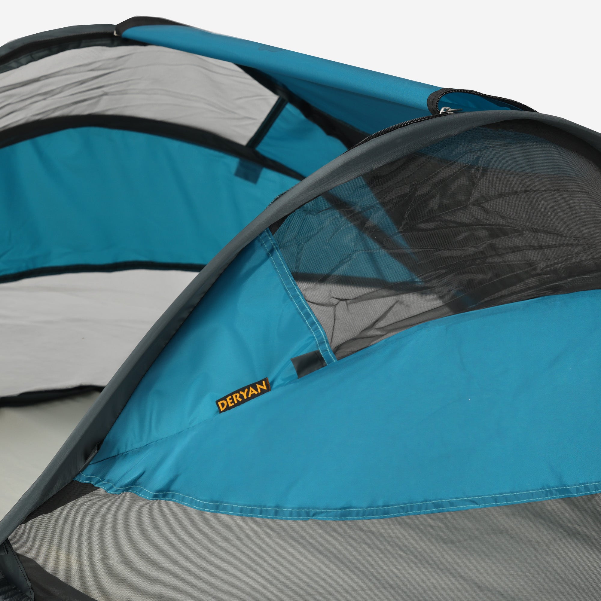 DERYAN Baby Luxe Campingbedje – Inclusief zelfopblaasbare matras - Ocean