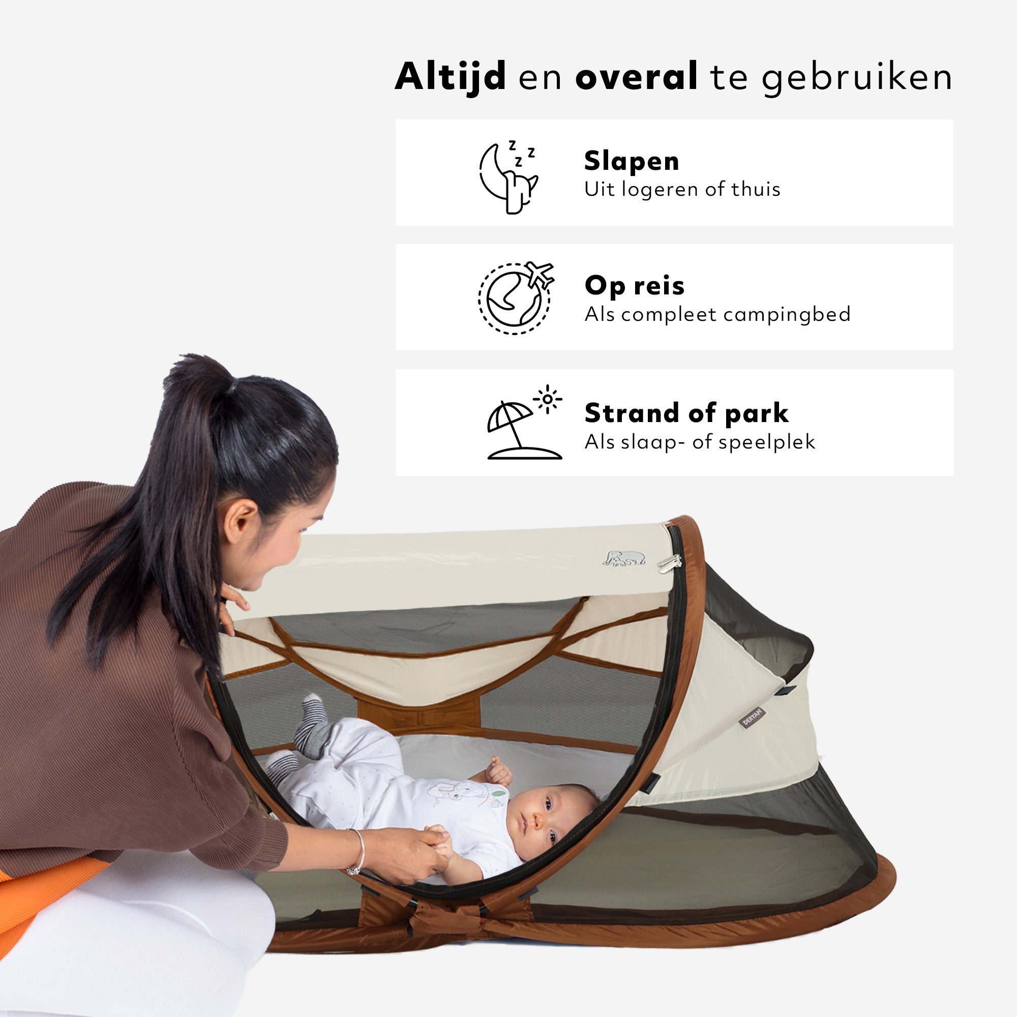 DERYAN Baby Luxe Sand