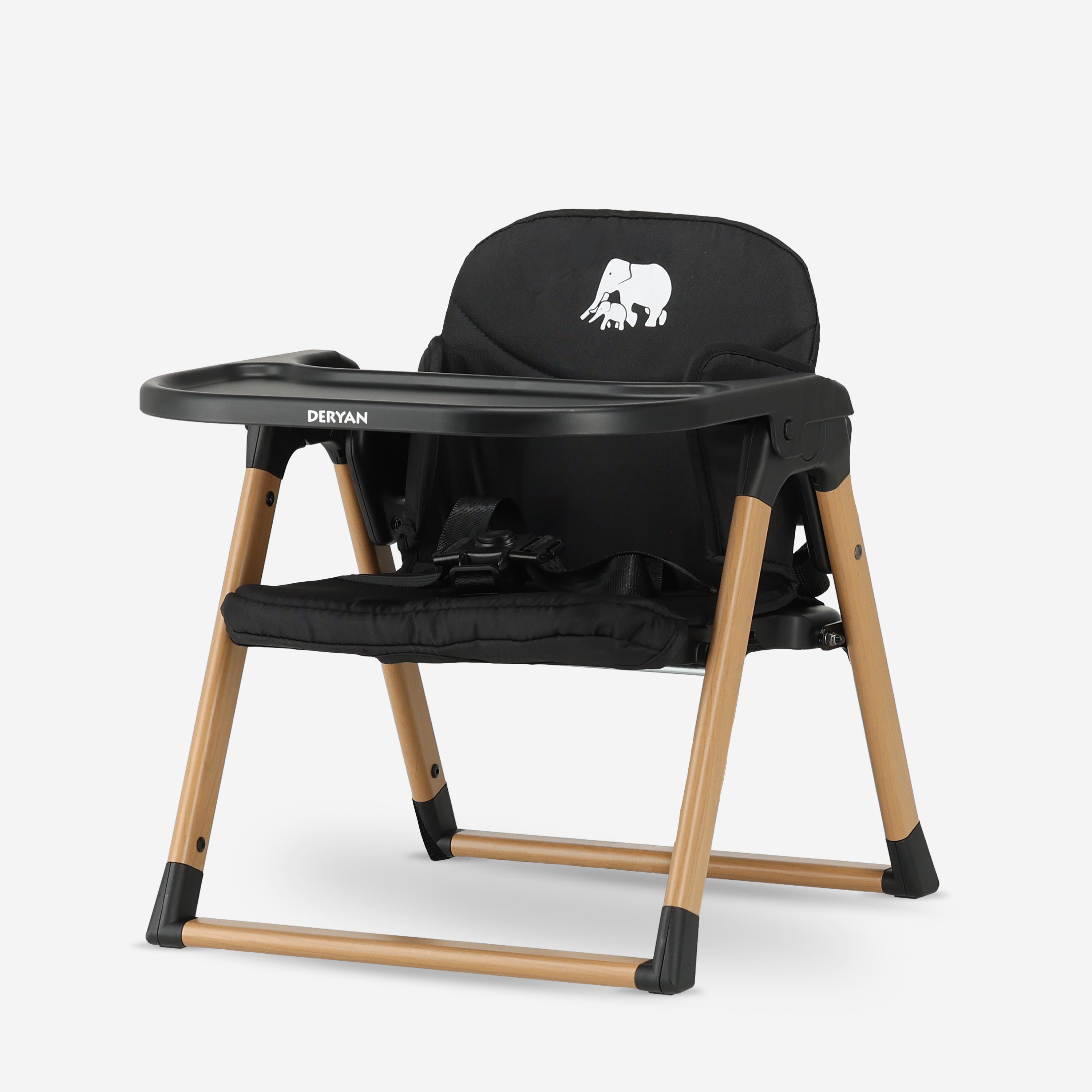 Booster Stoelverhoger S - Zwart/hout
