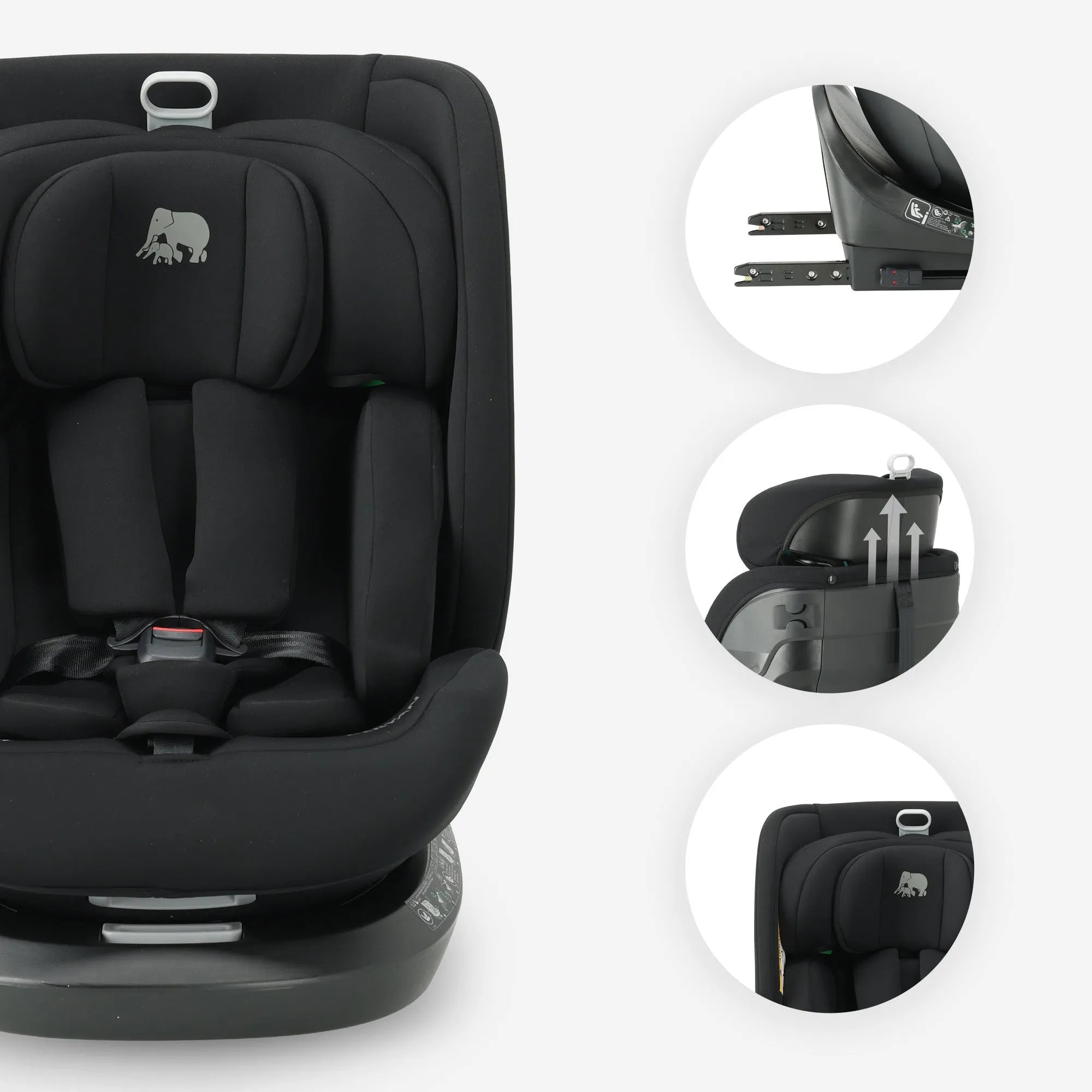 Deryan Cassie Luxe I-size Autostoel - Groep 0-1-2-3 - Isofix - Draaibaar 360°