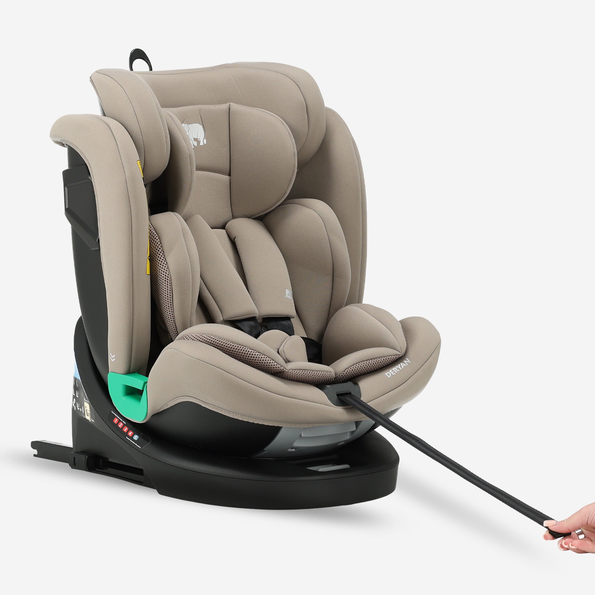 Colin Luxe I-size Autostoel - Groep 0-1-2-3 - Isofix - Draaibaar 360° - Nougat