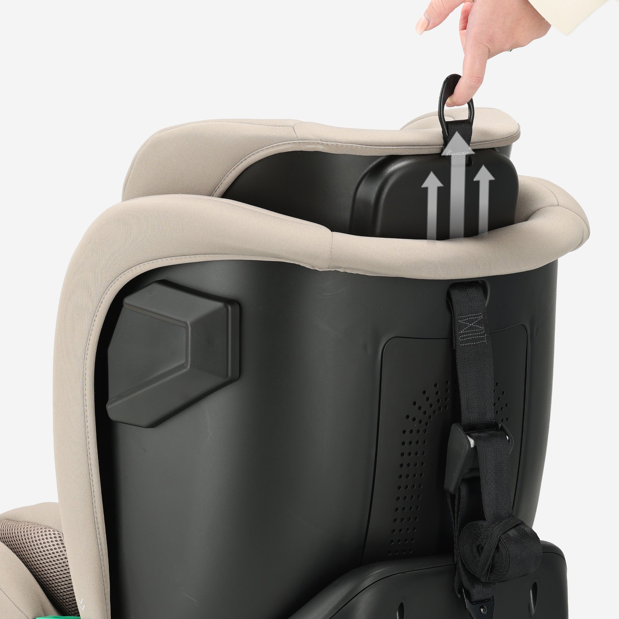 Colin Luxe I-size Autostoel - Groep 0-1-2-3 - Isofix - Draaibaar 360° - Nougat
