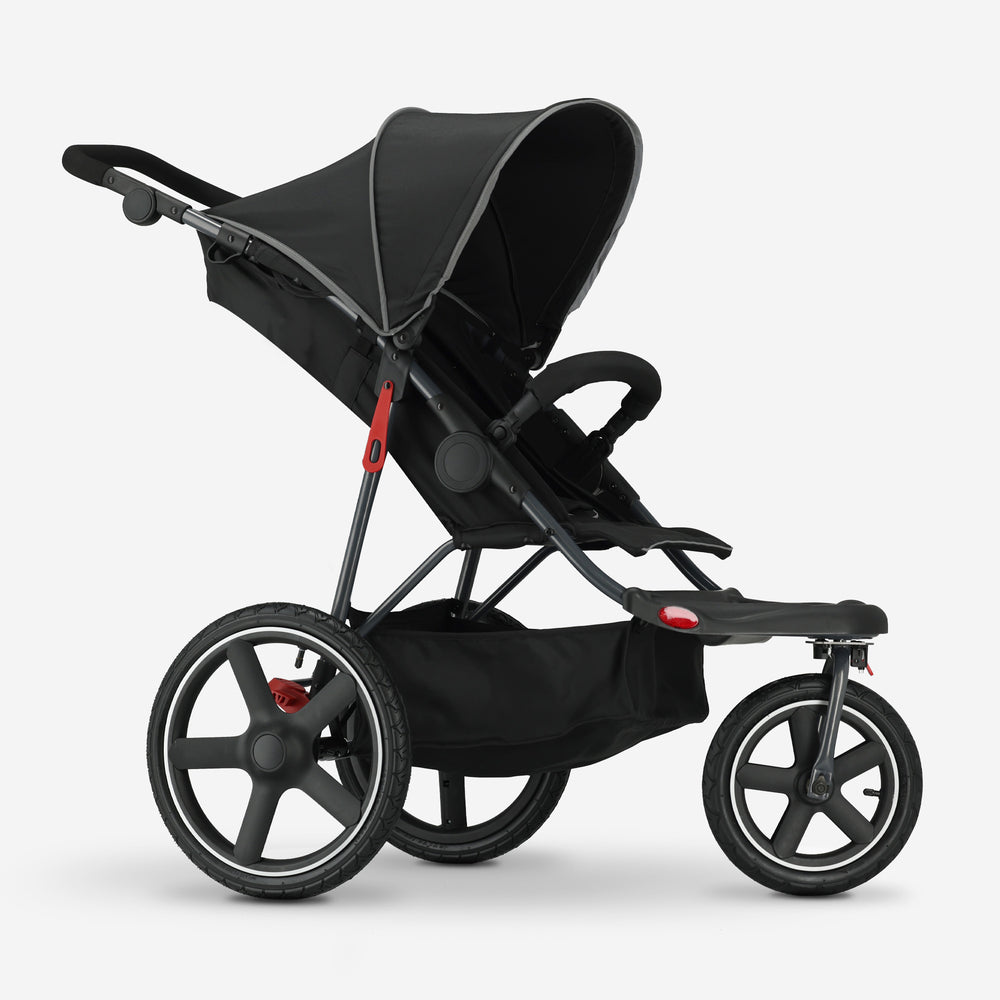 Mooiys Cruze Jogger Hardloop kinderwagen - Zwart