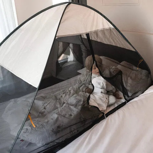 Bed Tent Mosquito Net Cream - 200x90cm - Moustiquaire de haute qualité