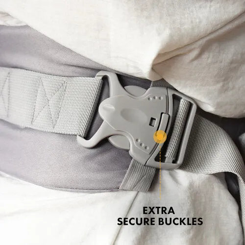 Deryan Ergonomic Baby Carrier - Belly Carrier 4-in-1 Gray