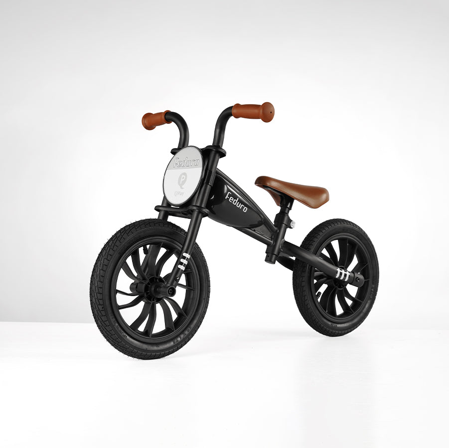 QPlay Loopfiets Feduro Zwart