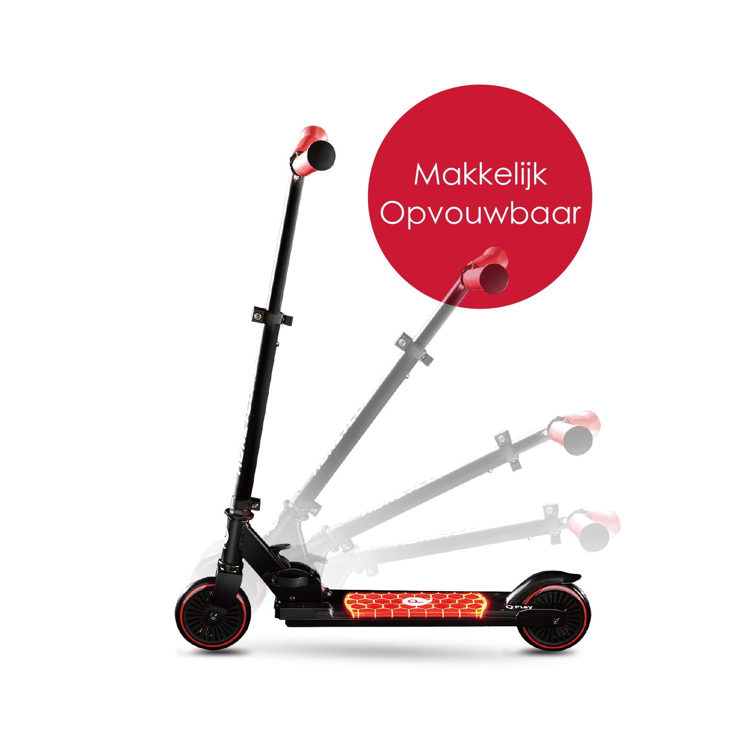 QPlay Honeycomb scooter Red