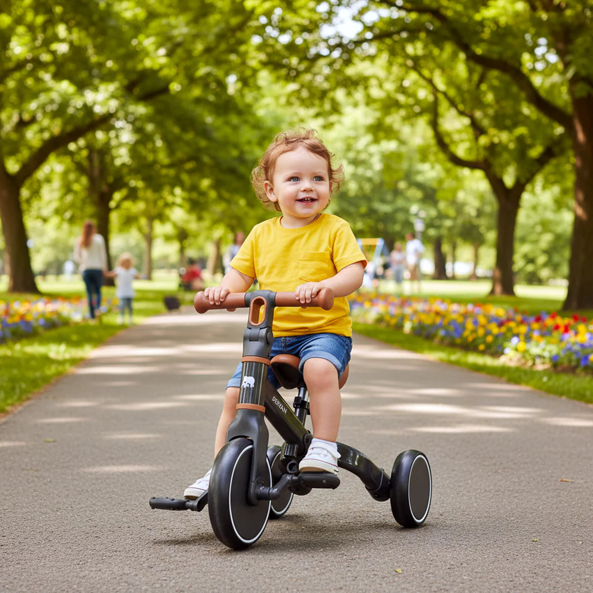 Jaime 4 in 1 Driewieler - Zwart