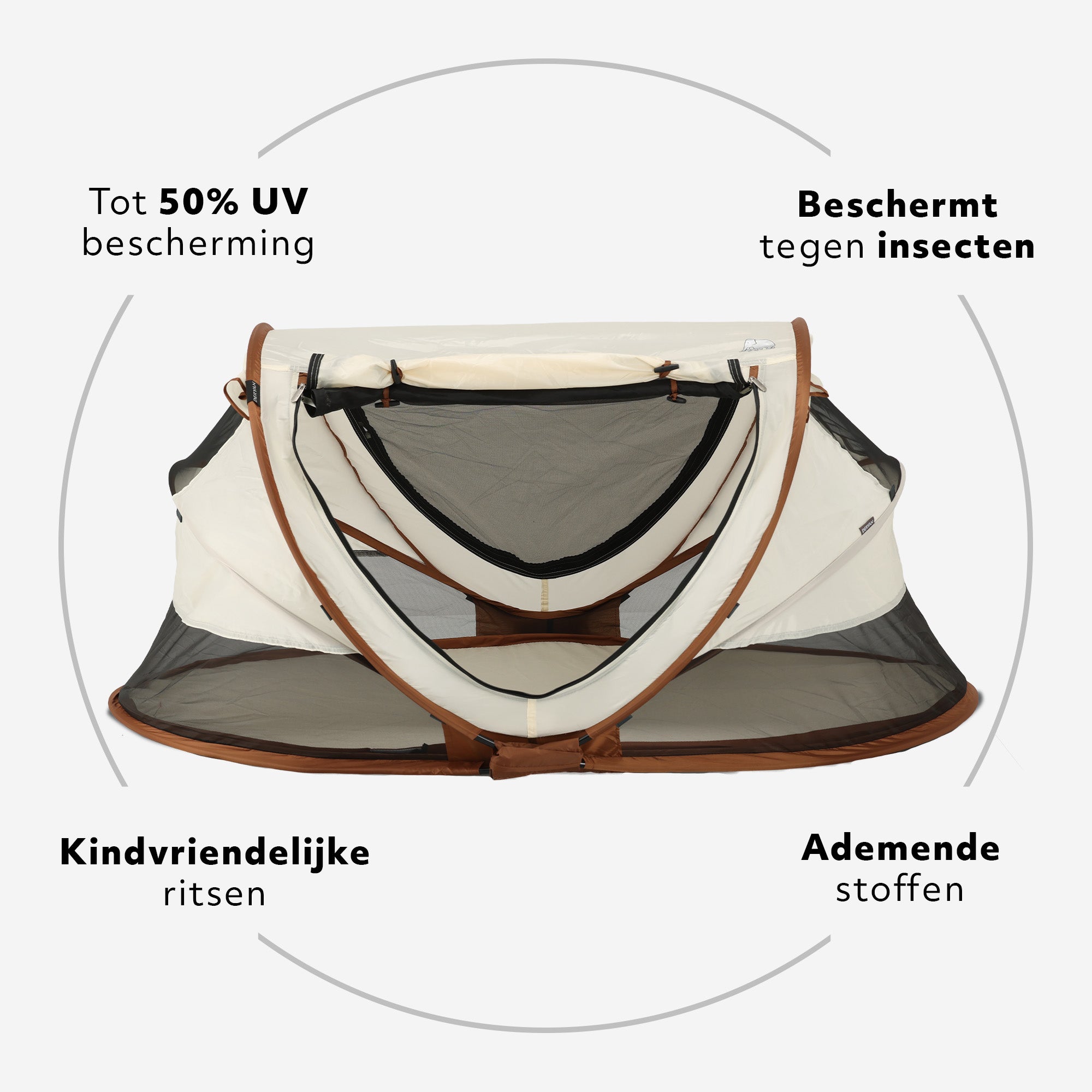 DERYAN Peuter Luxe Sand