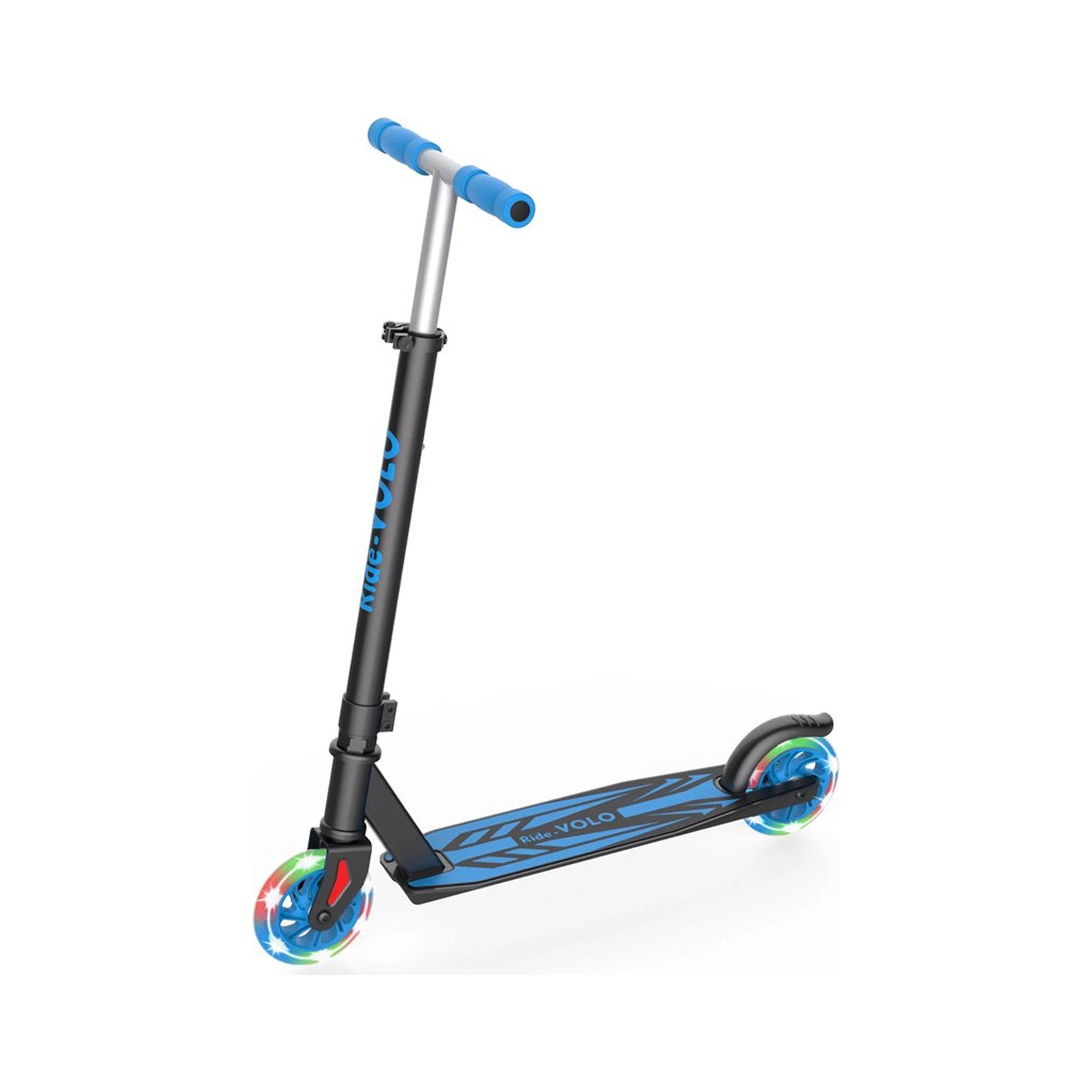 RideoVOLO Children's Scooter - Aluminum Scooter - Luminous Wheels Black