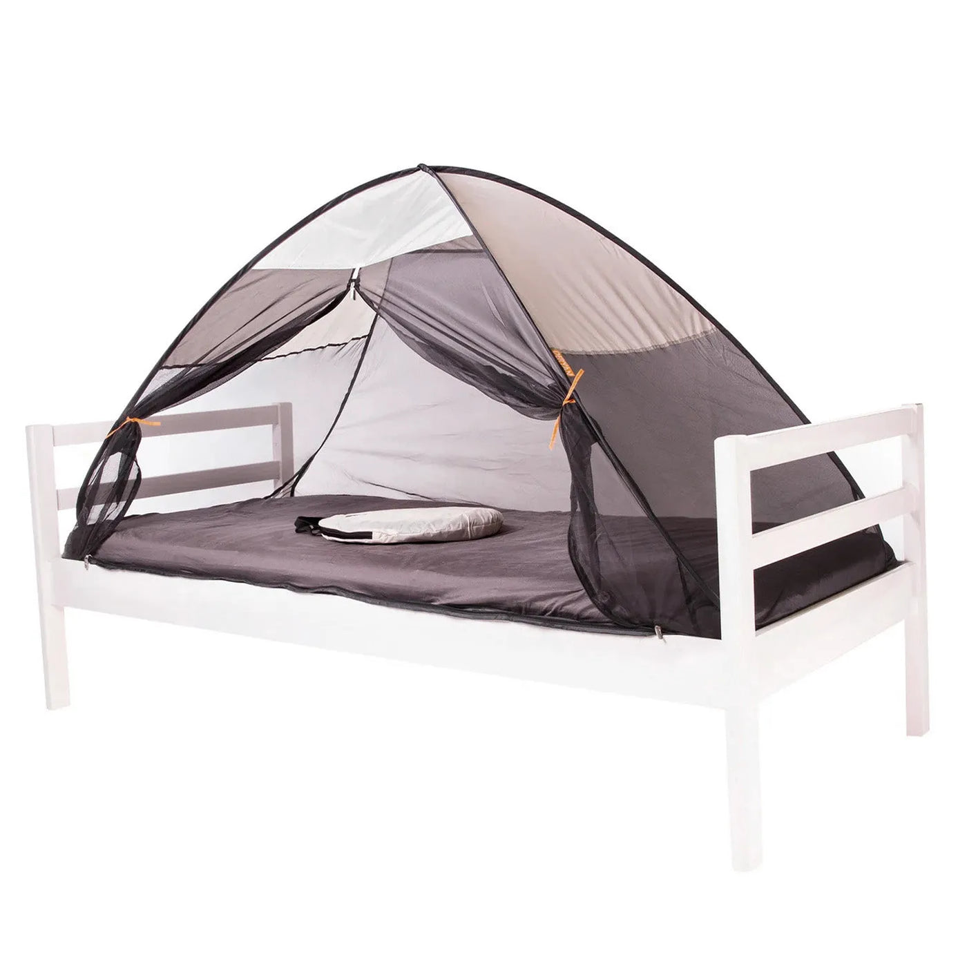 Bedtent Klamboe Cream - 200x90cm - Hoogste kwaliteit Muggennet