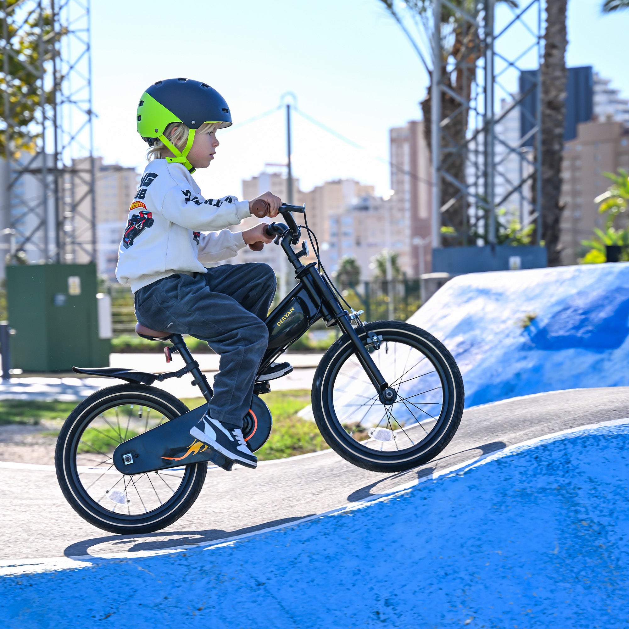 Deryan Turbo 3-in-1 Kinderfiets 16 inch
