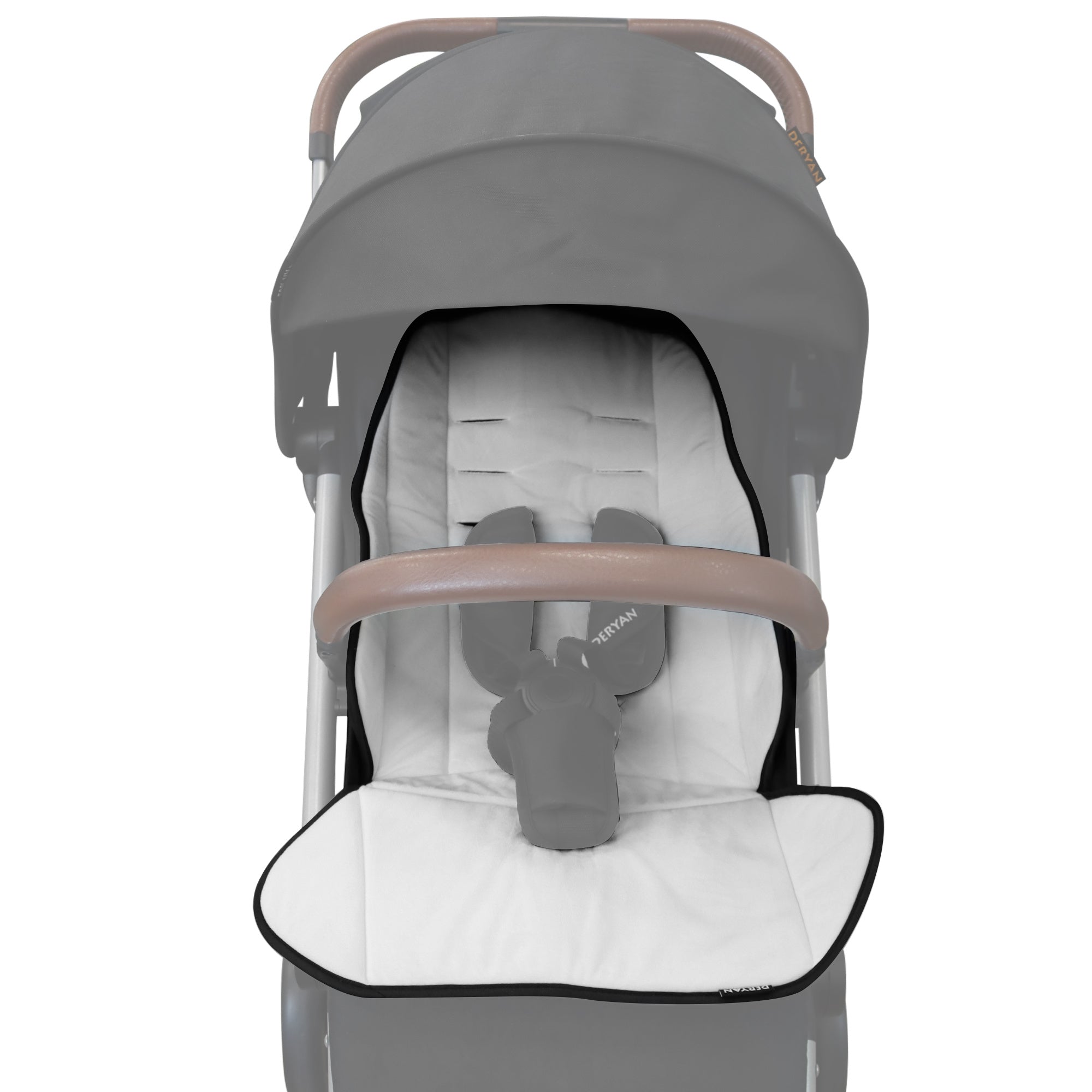 Deryan Inlegkussen voor Evy kinderwagen - Seat Liner - Cream